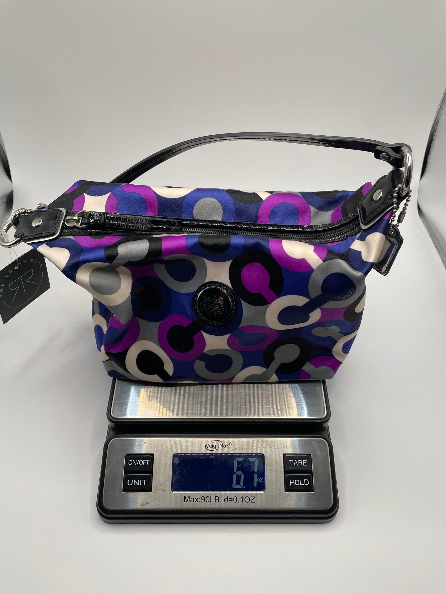 Purple/blue/Grey coach Handbag Mini Alex soho