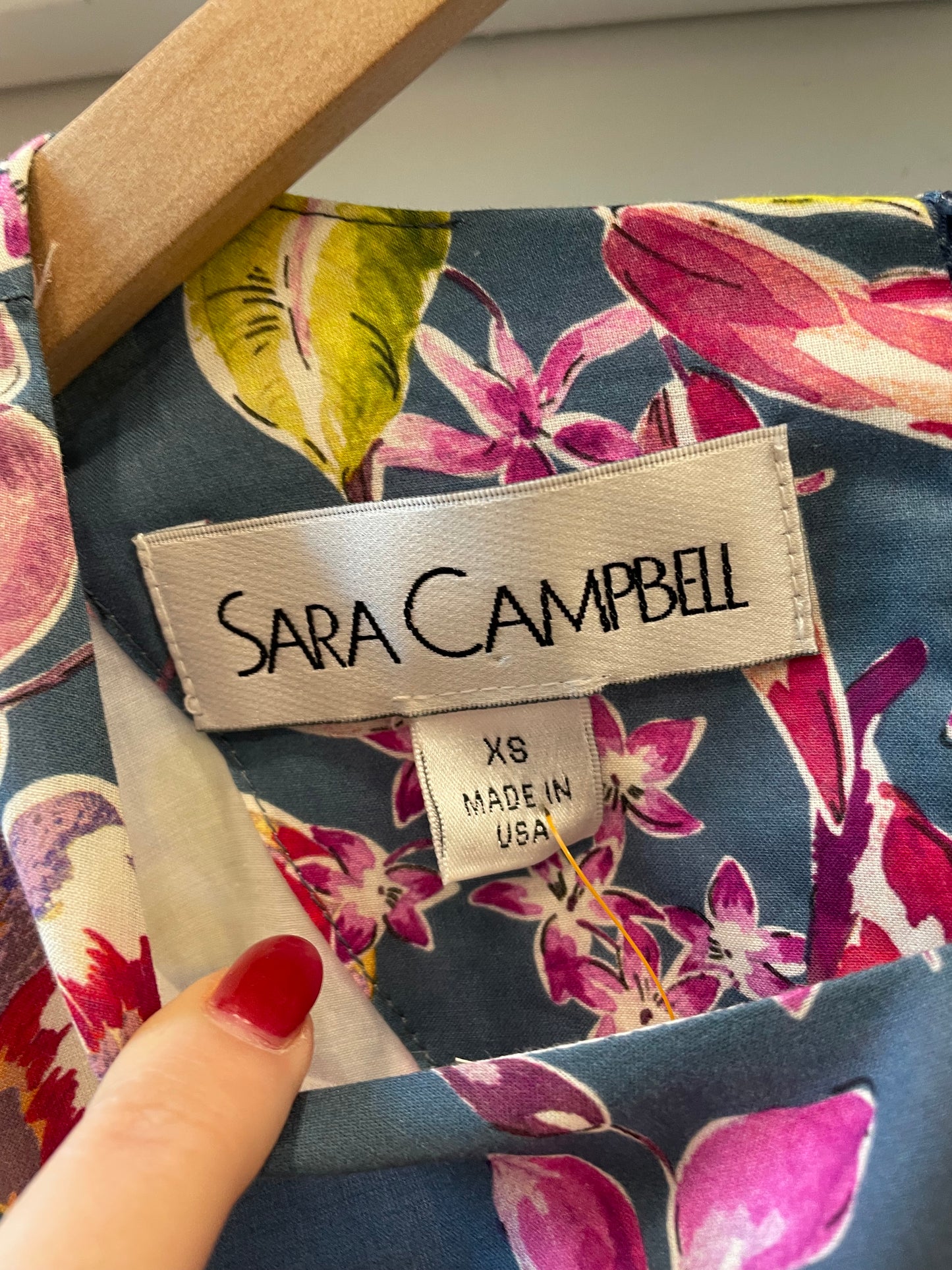 Blue-grey/Orchid Sara Campbell Dress , xs