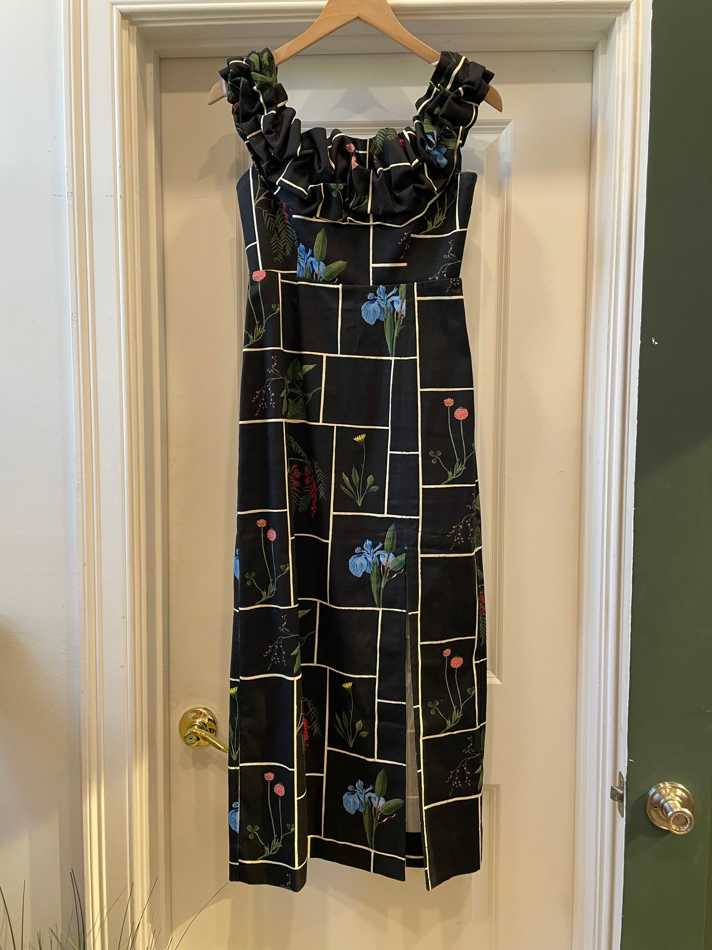 Black Floral Tuckernuck Dress Patchwork print, 2