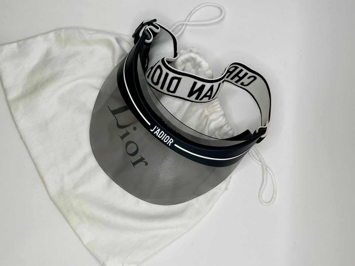 Black/White Dior Visor J'Ador