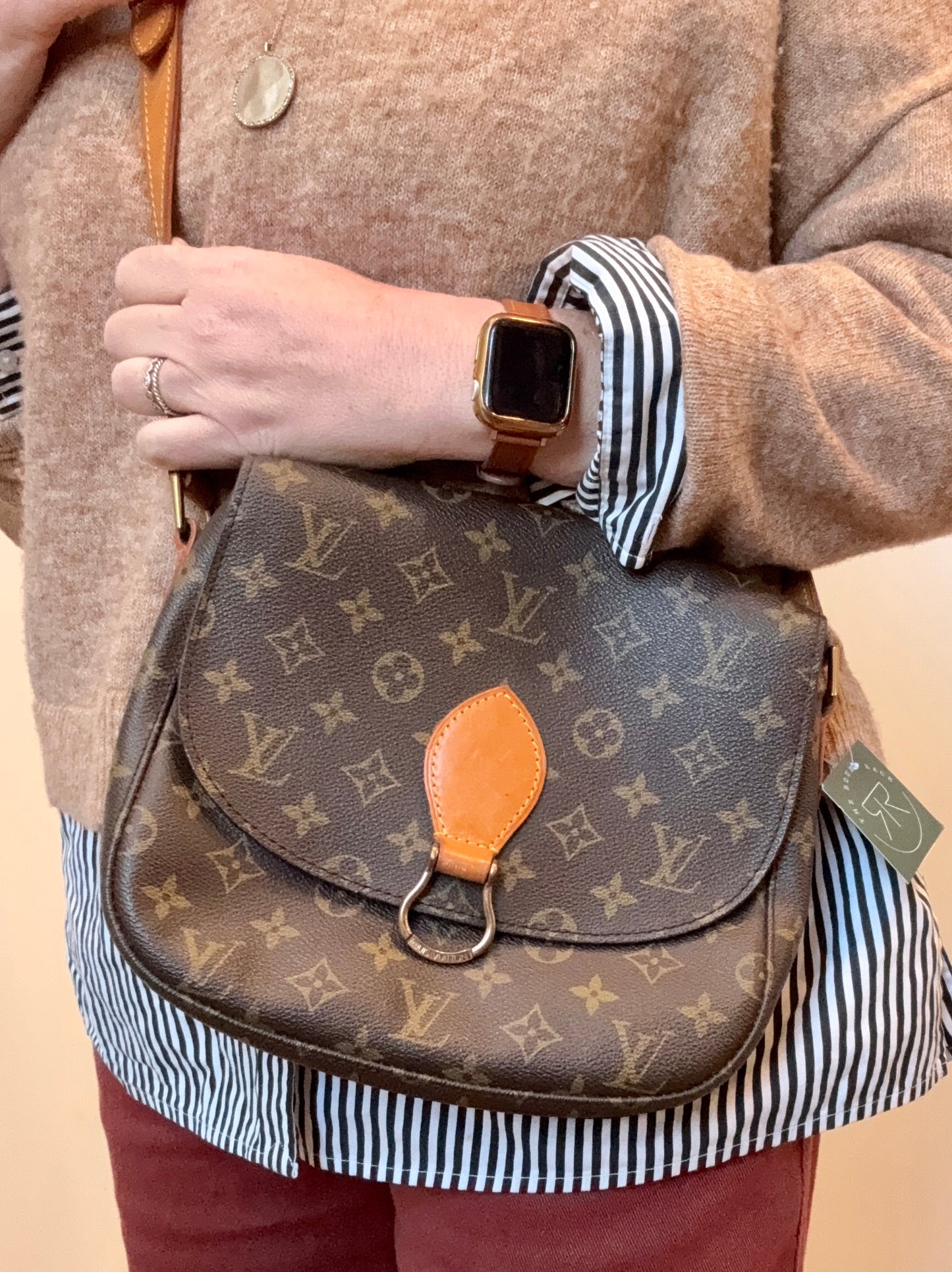 Monogram Louis Vuitton Handbag Saint Cloud GM USA May 1993
