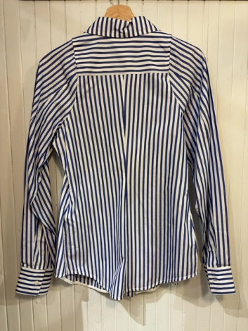 Blue pin Victoria Beckham Blouse NWT, s