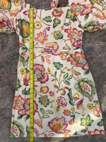 Cream Floral  Sézane Dress NWT, xs