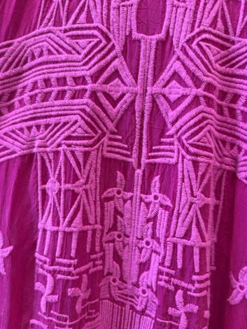 Fusica Johnny Was Tunic Embroidered, L