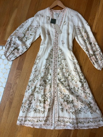 Floral  Calypso Dress NWT\. Linen, s