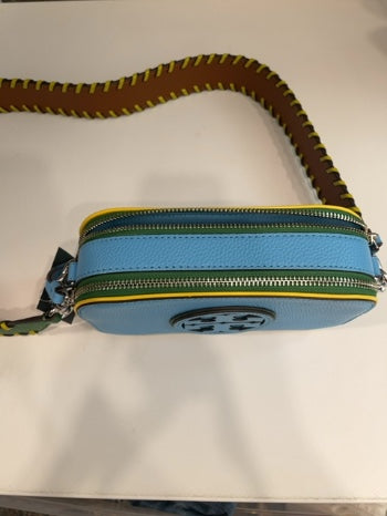 Sky Blue/Green  Tory Burch Handbag  Mini Miller  excellent condition