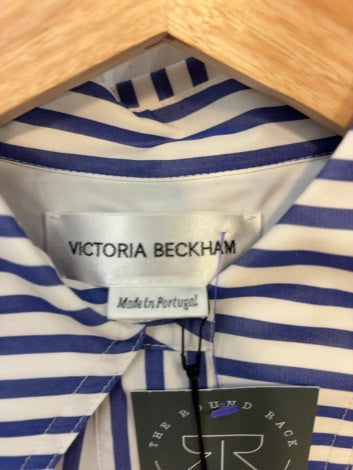 Blue pin Victoria Beckham Blouse NWT, s
