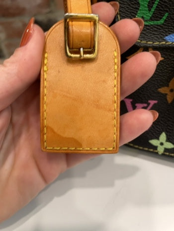 Black/Multi Louis Vuitton Handbag AS IS (overall condition)