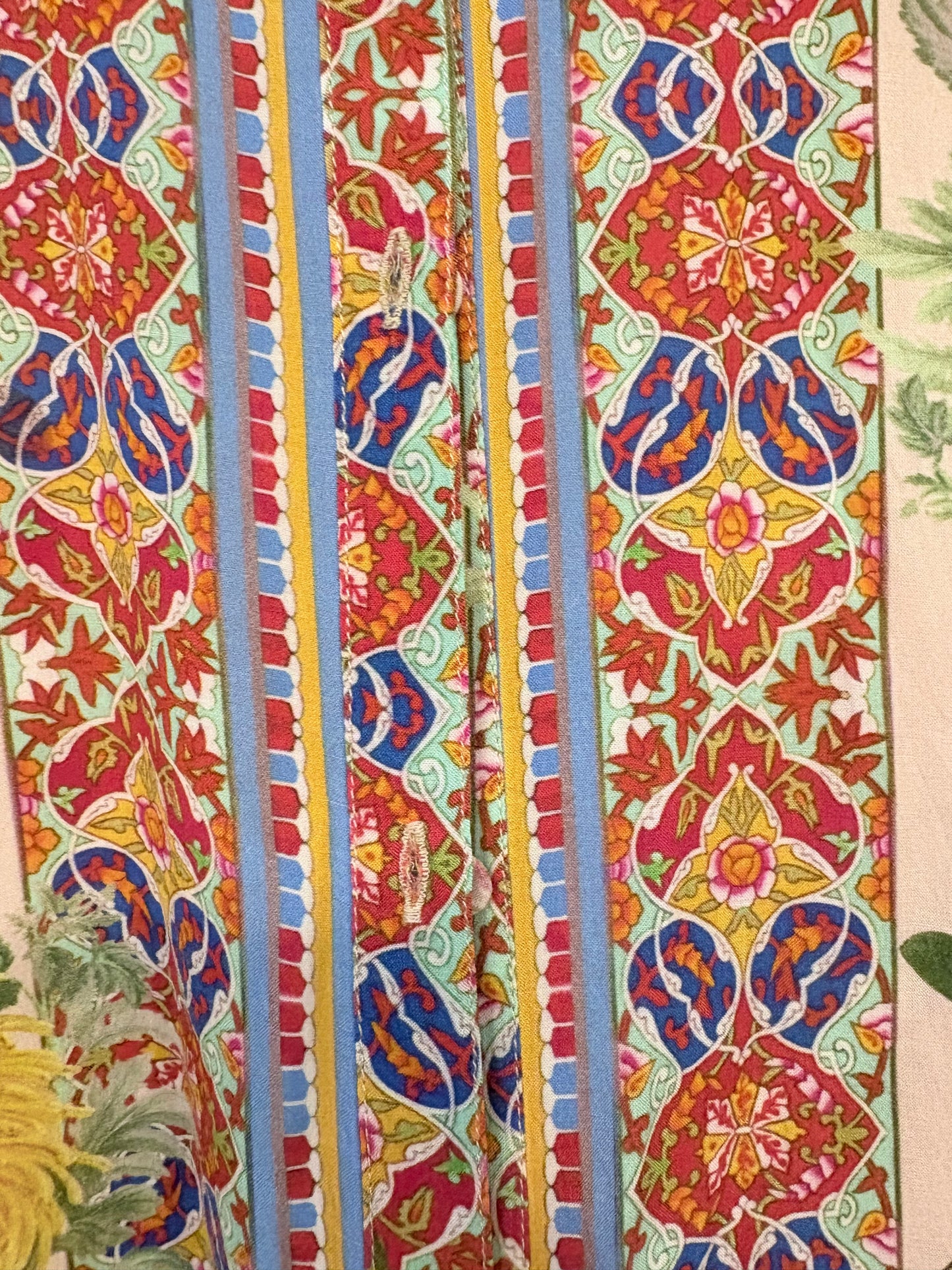 Blush, multi floral  Johnny Was Blouse Silk/boho, s