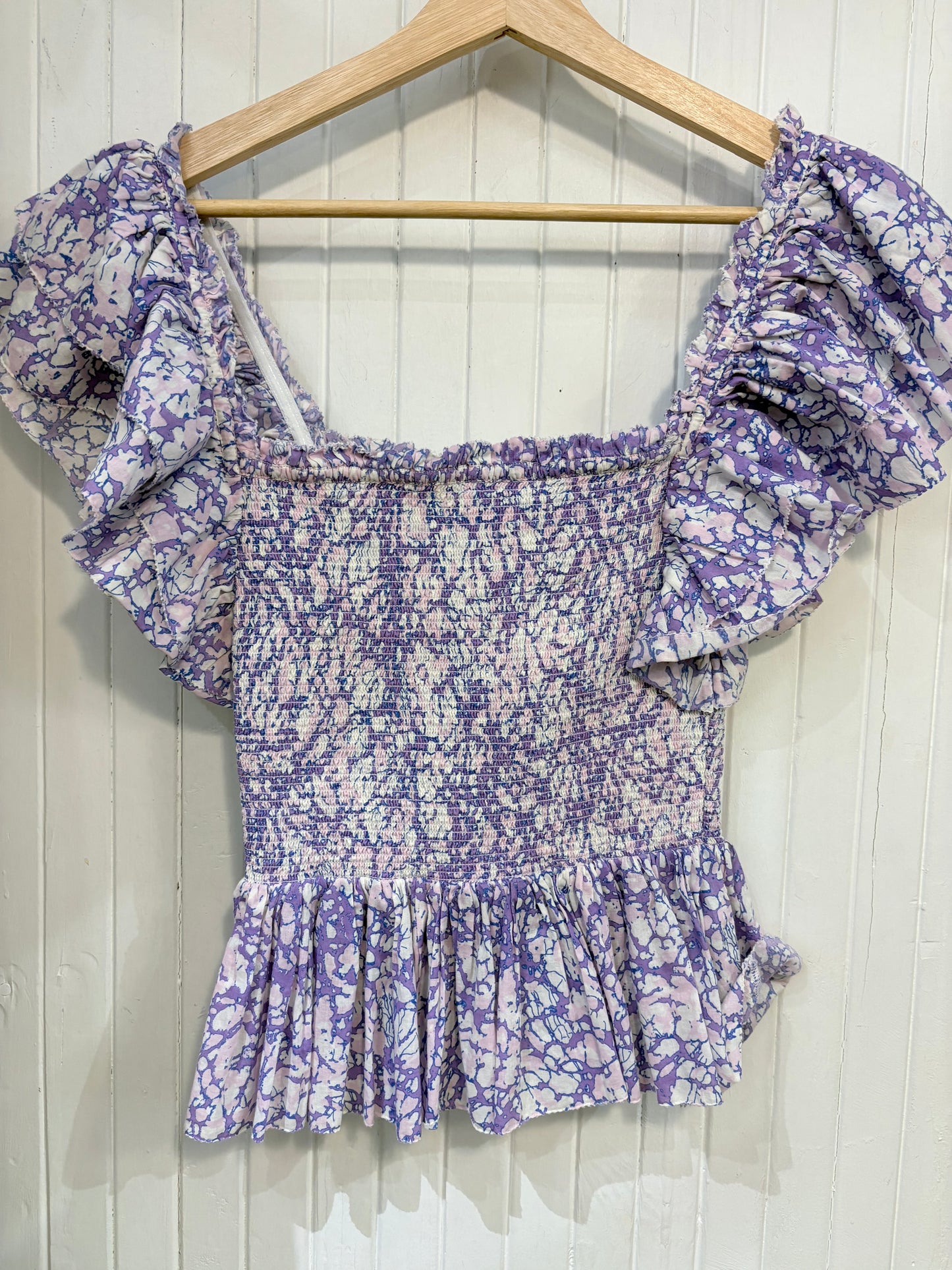 Liliac Love the Label Top Smocked, floral, s