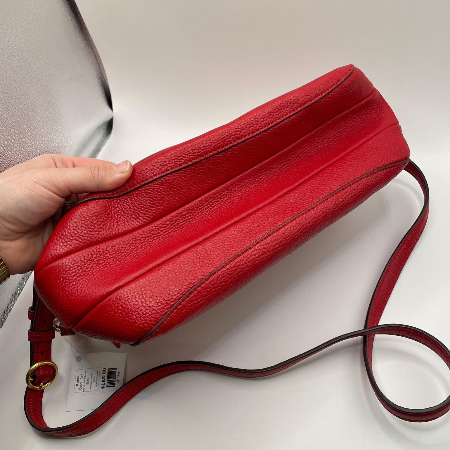 Red Tory Burch Purse Robinson Satchel