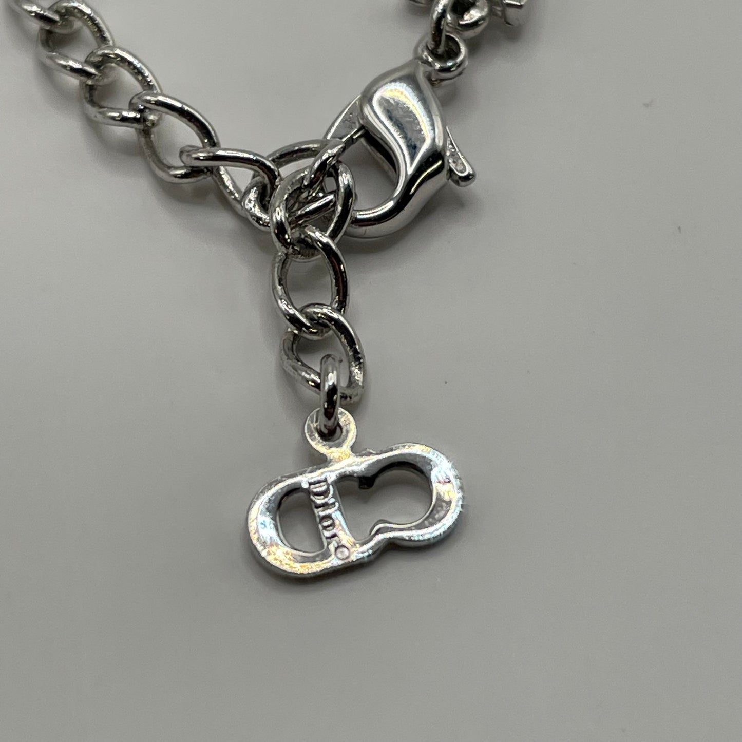 Silver (costume) Dior  bracelet Oblique