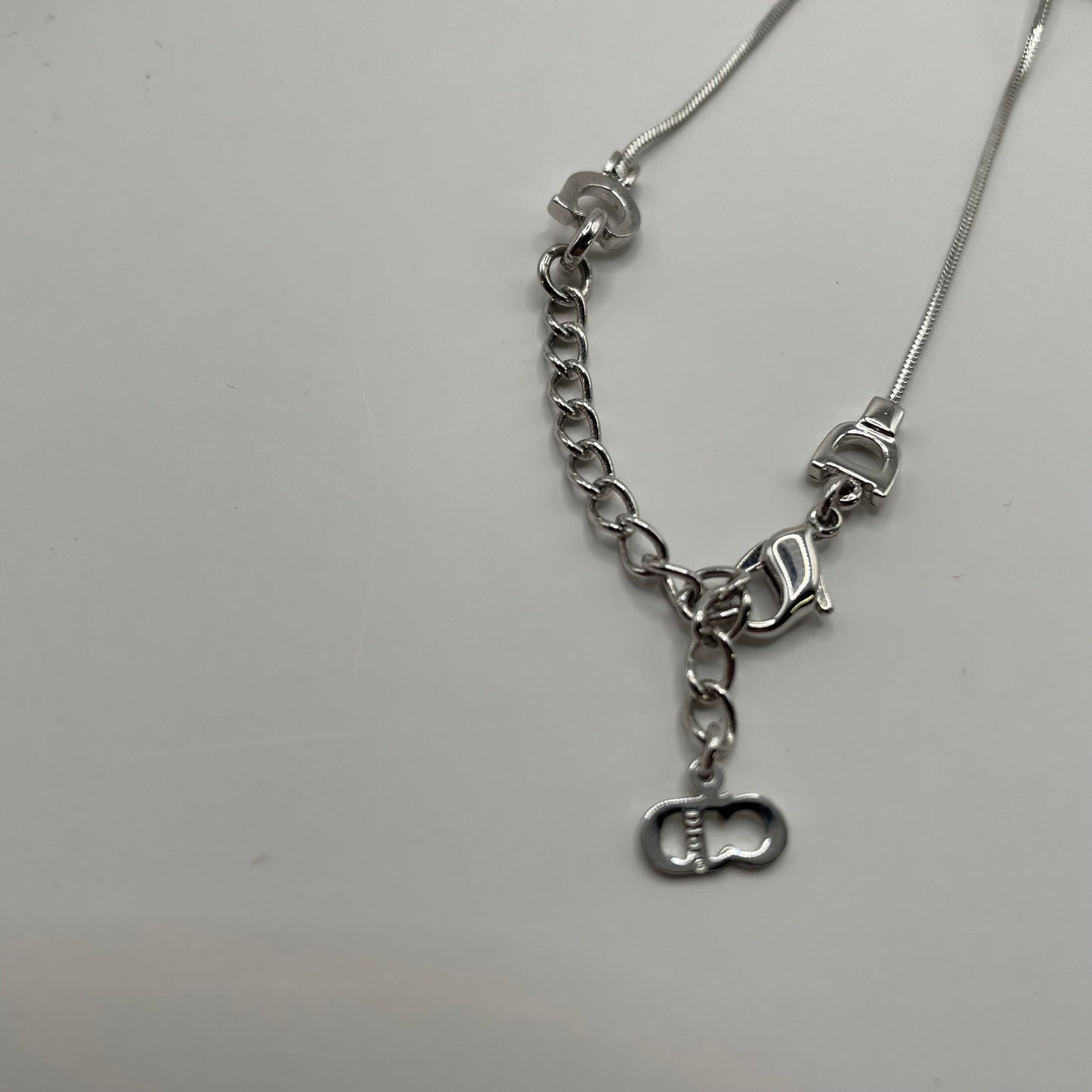 Silver (costume) Dior  bracelet Oblique