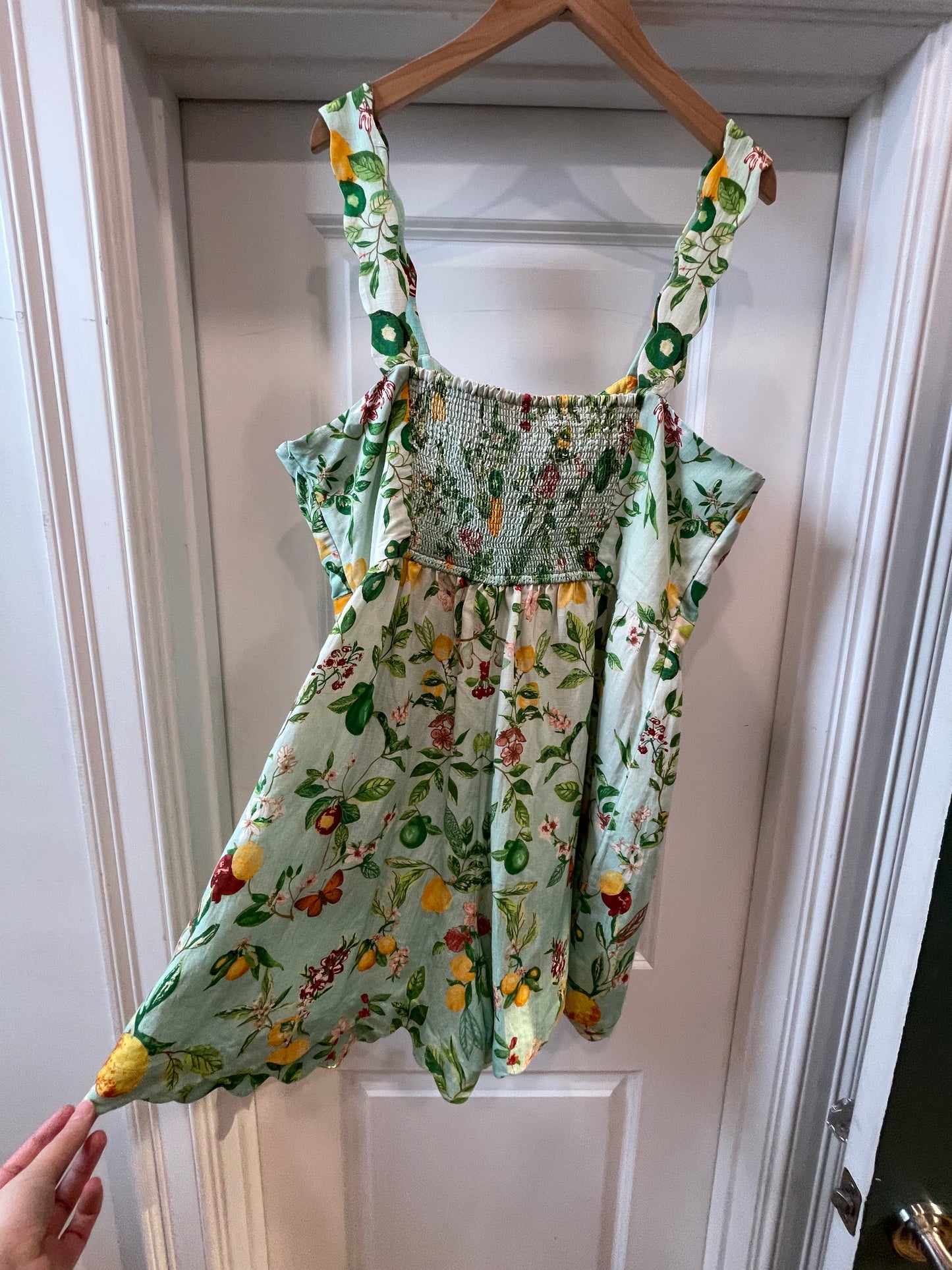 Turquoise Ranna Gill Romper Lemon print, xl