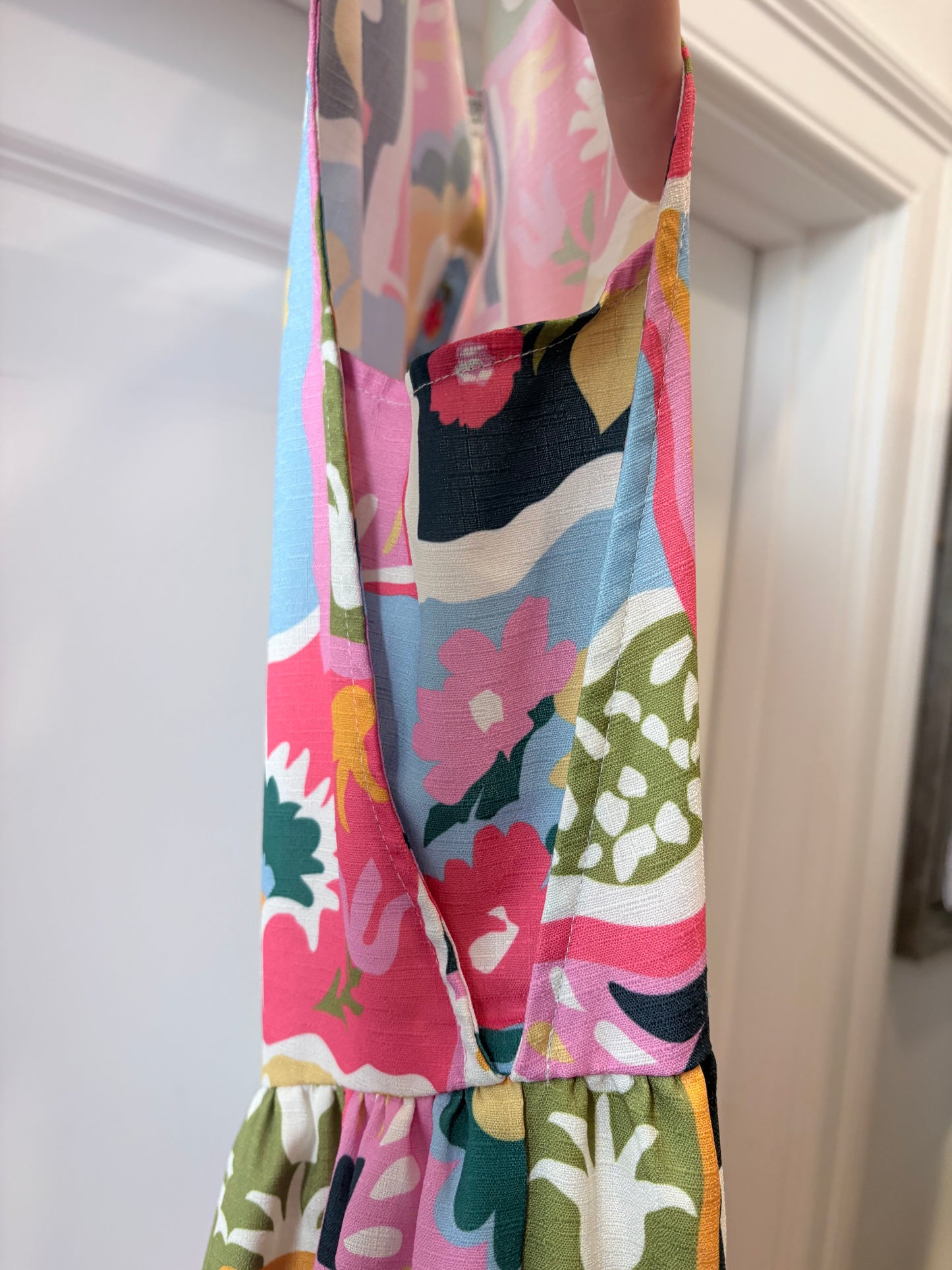 Multi  Crosby  Dress Arlo Press, Patch print  rt $298, L
