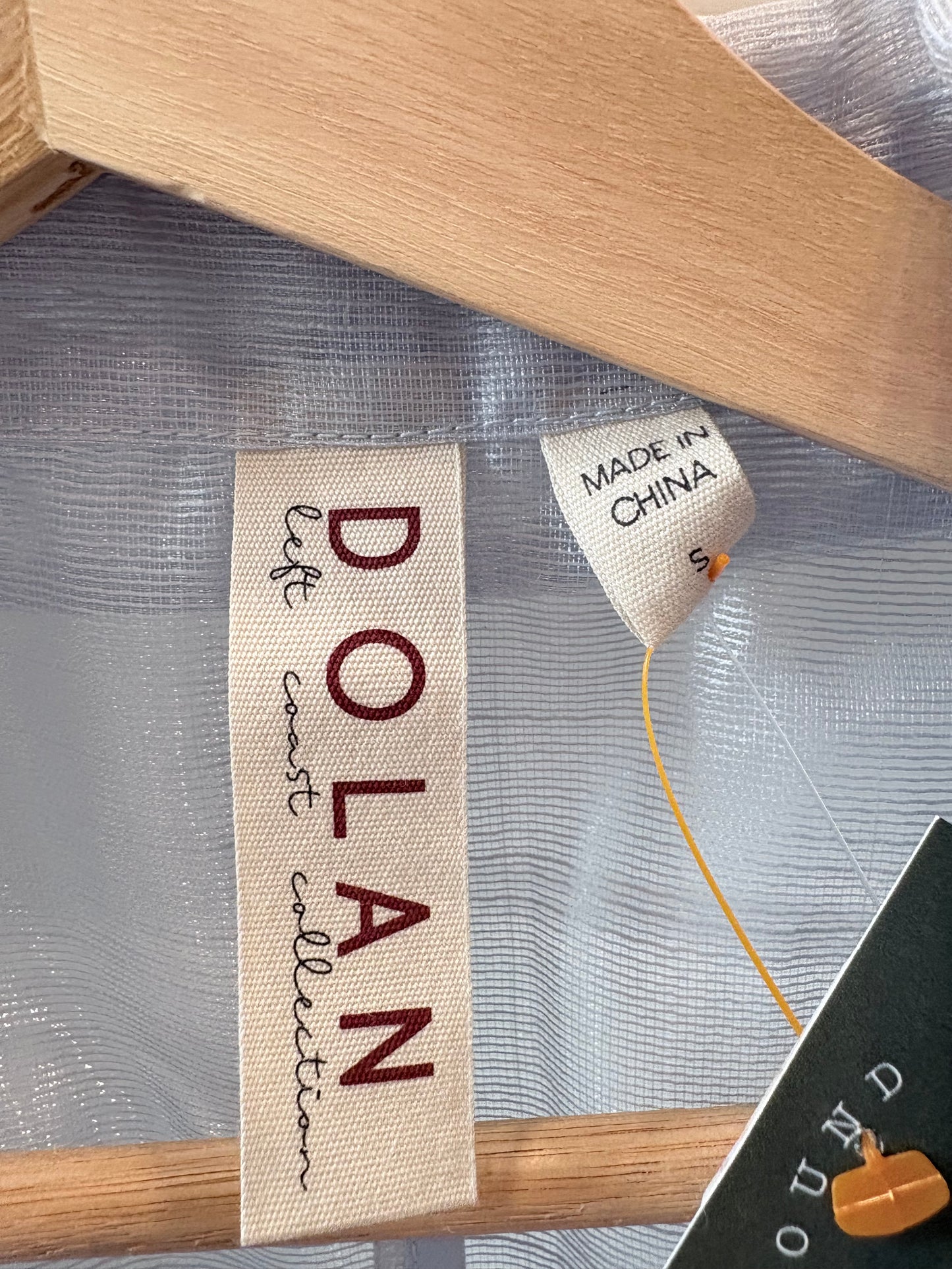 Powder Blue DOLAN Blazer Sheer, NWT , s