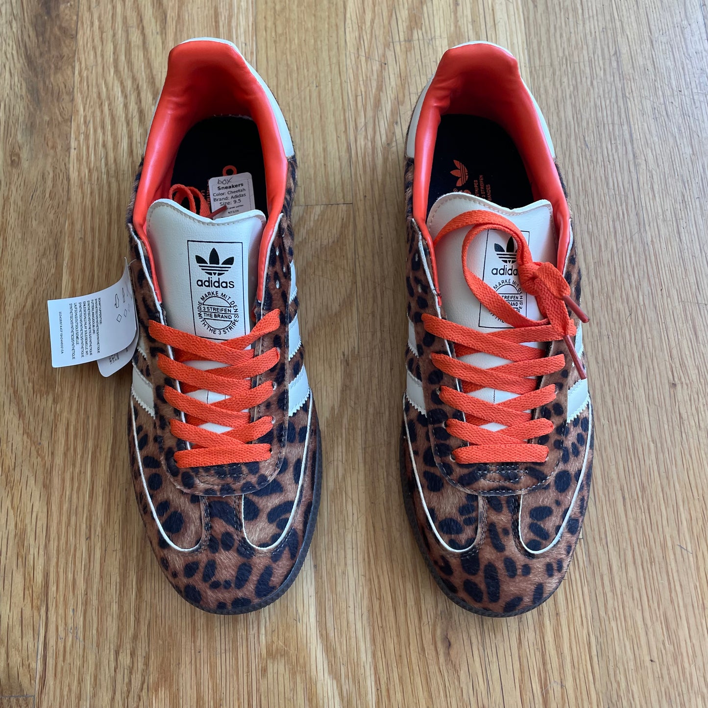 Cheetah Adidas Sneakera Cheetah print samba, 10.5/42