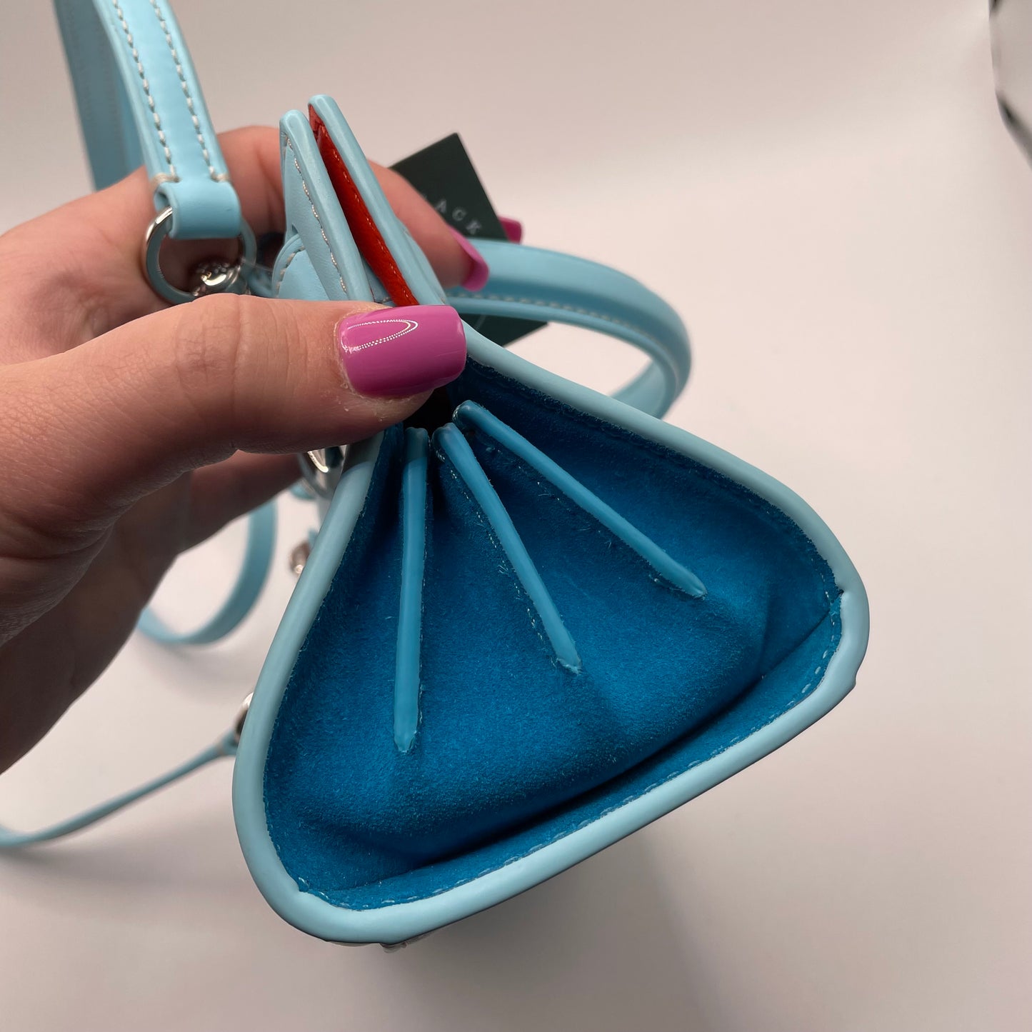 Powder Blue Tory Burch Handbag Petite Radziwill