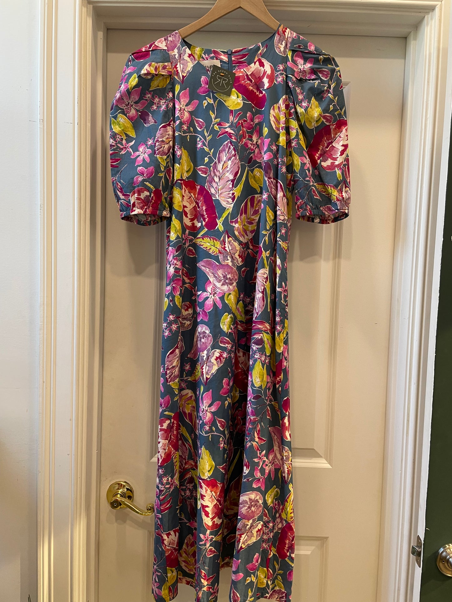Blue-grey/Orchid  Sara Campbell Dress , xs