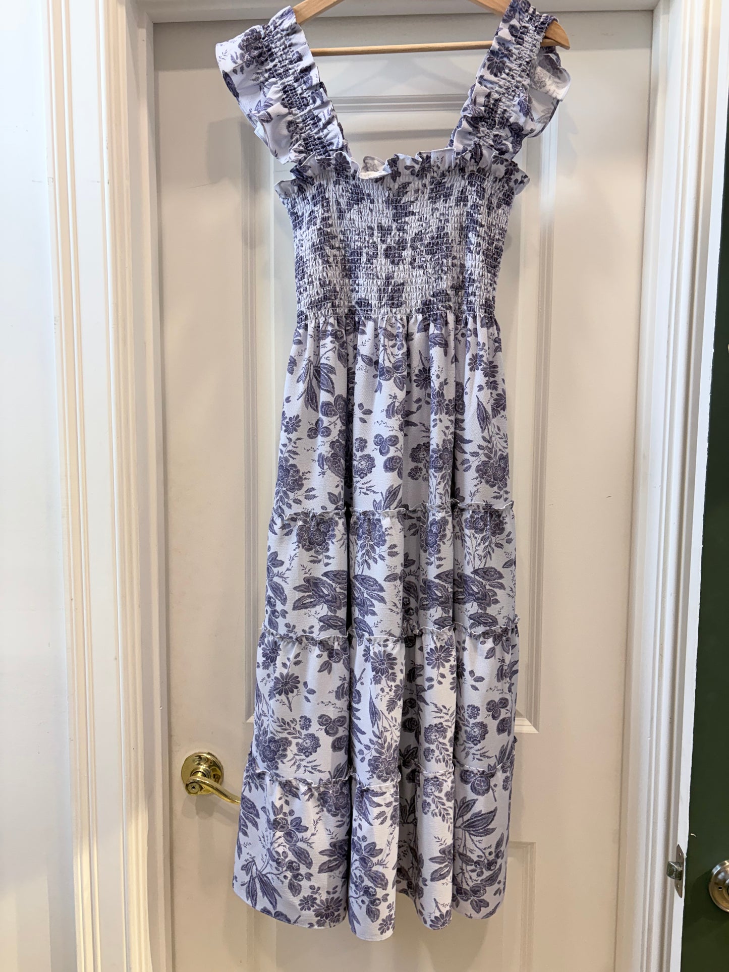 Liliac Print Hill House Dress Nap Dress, xs