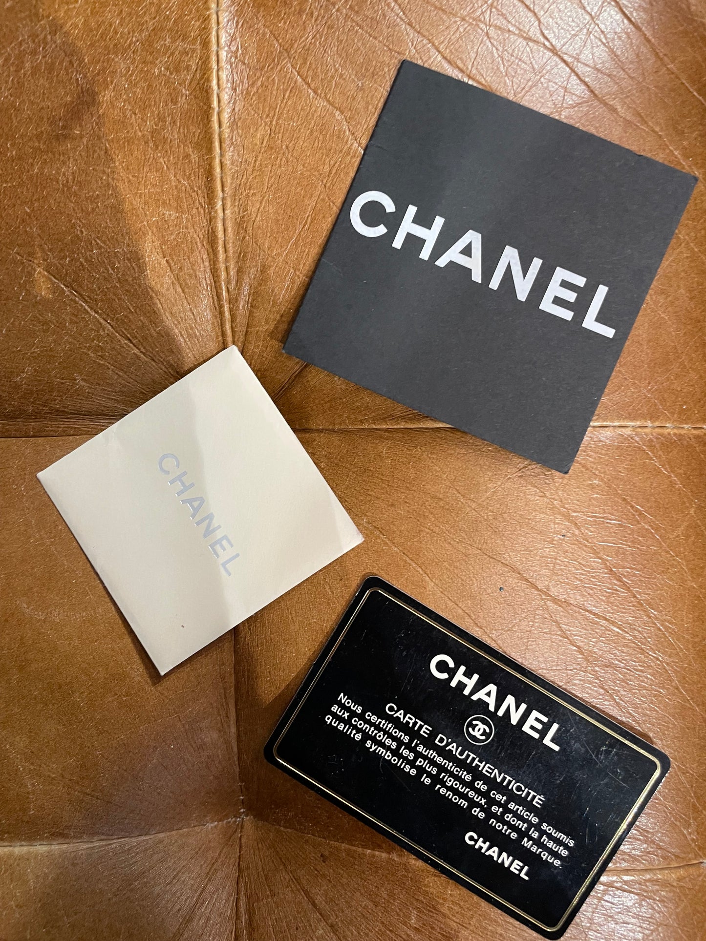 Taupe  Chanel  Handbag Caviar quilted "Just Mmlle" bowling bag