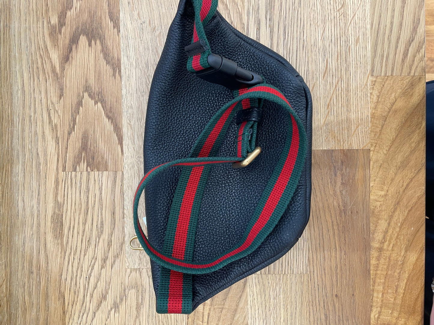 Black Gucci Belt Bag "Printed"