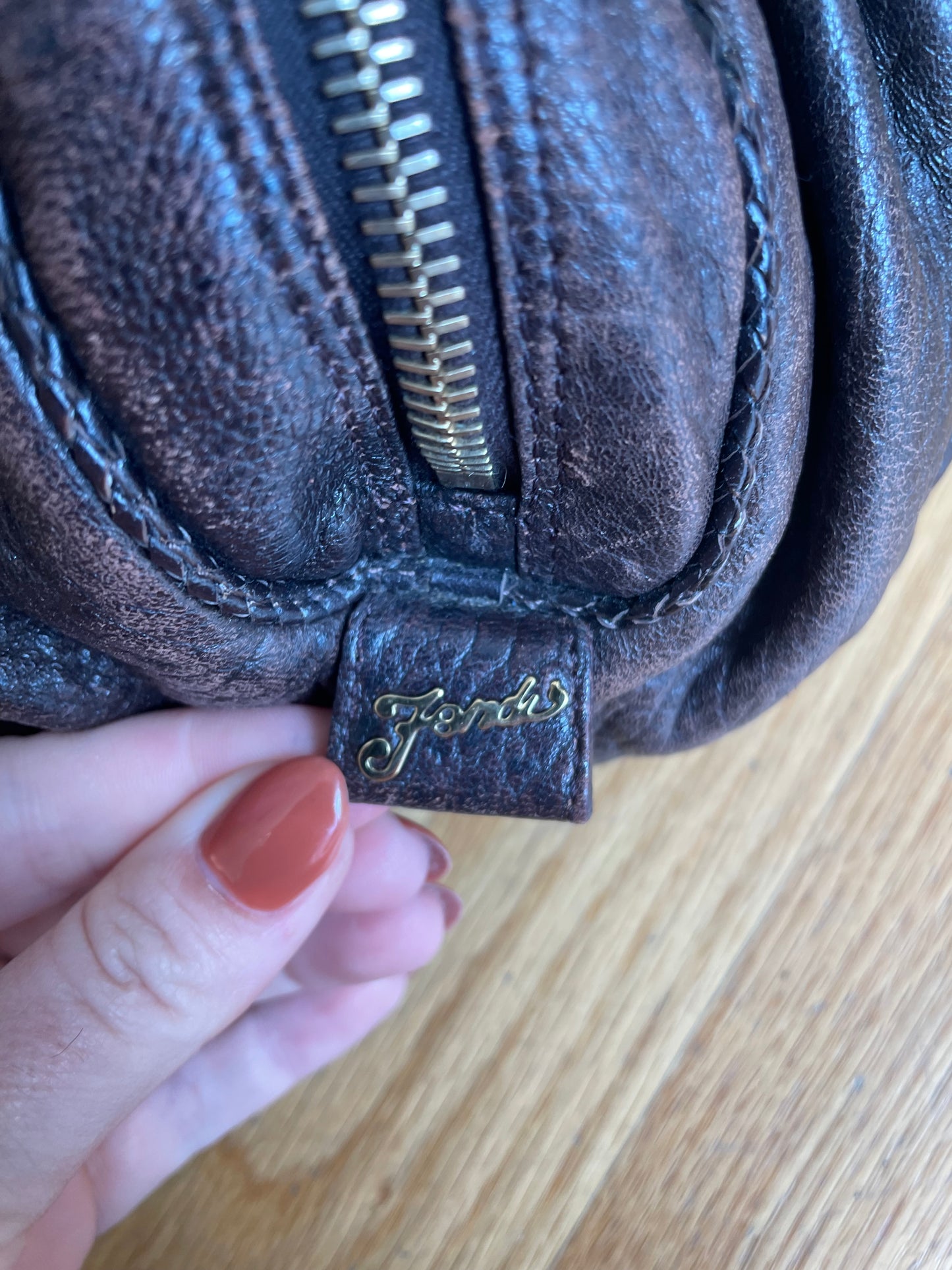 Zucca logo  Fendi  Handbag Spy FF- Good condition, shows wear