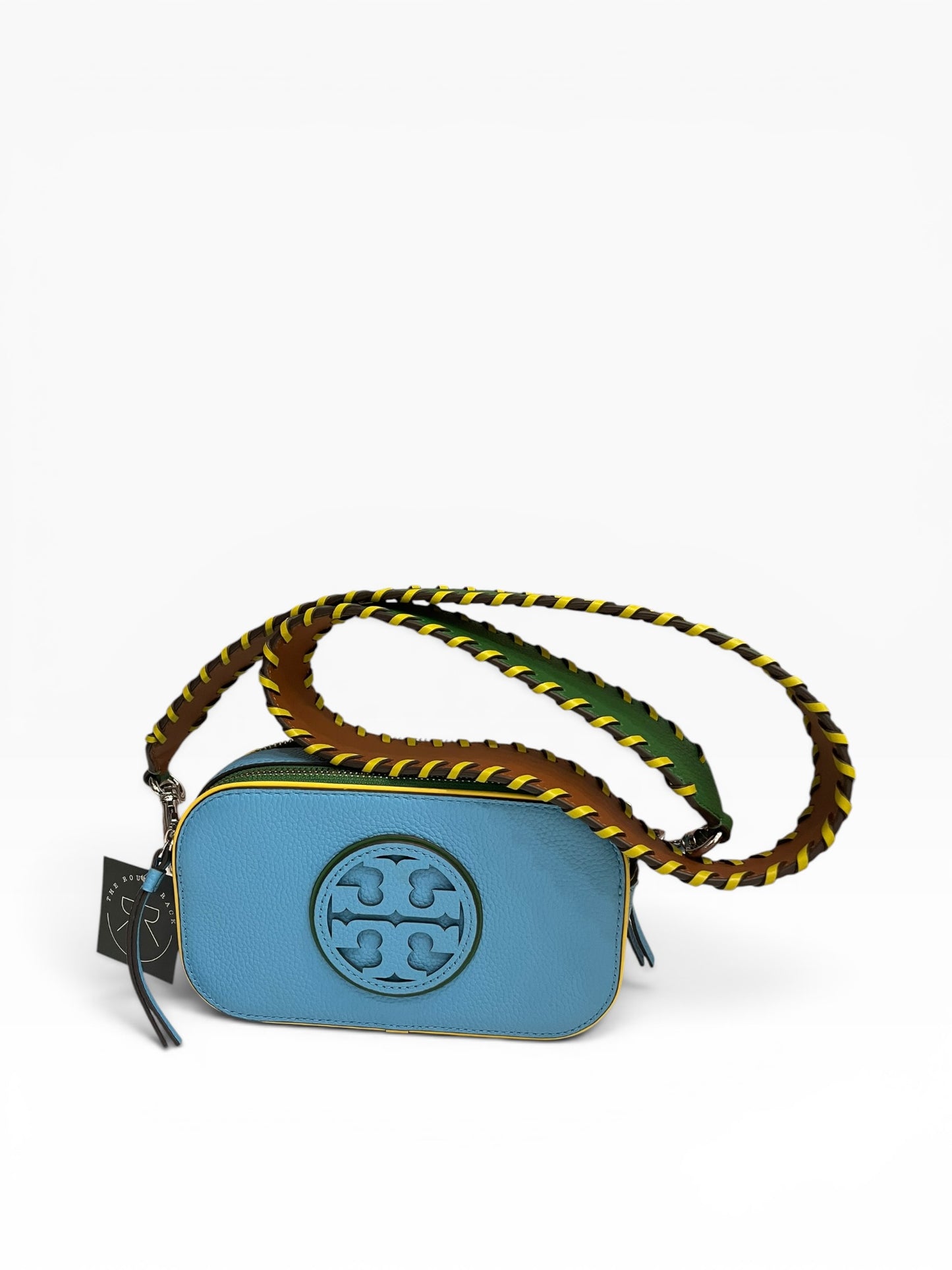 Sky Blue/Green  Tory Burch Handbag  Mini Miller  excellent condition