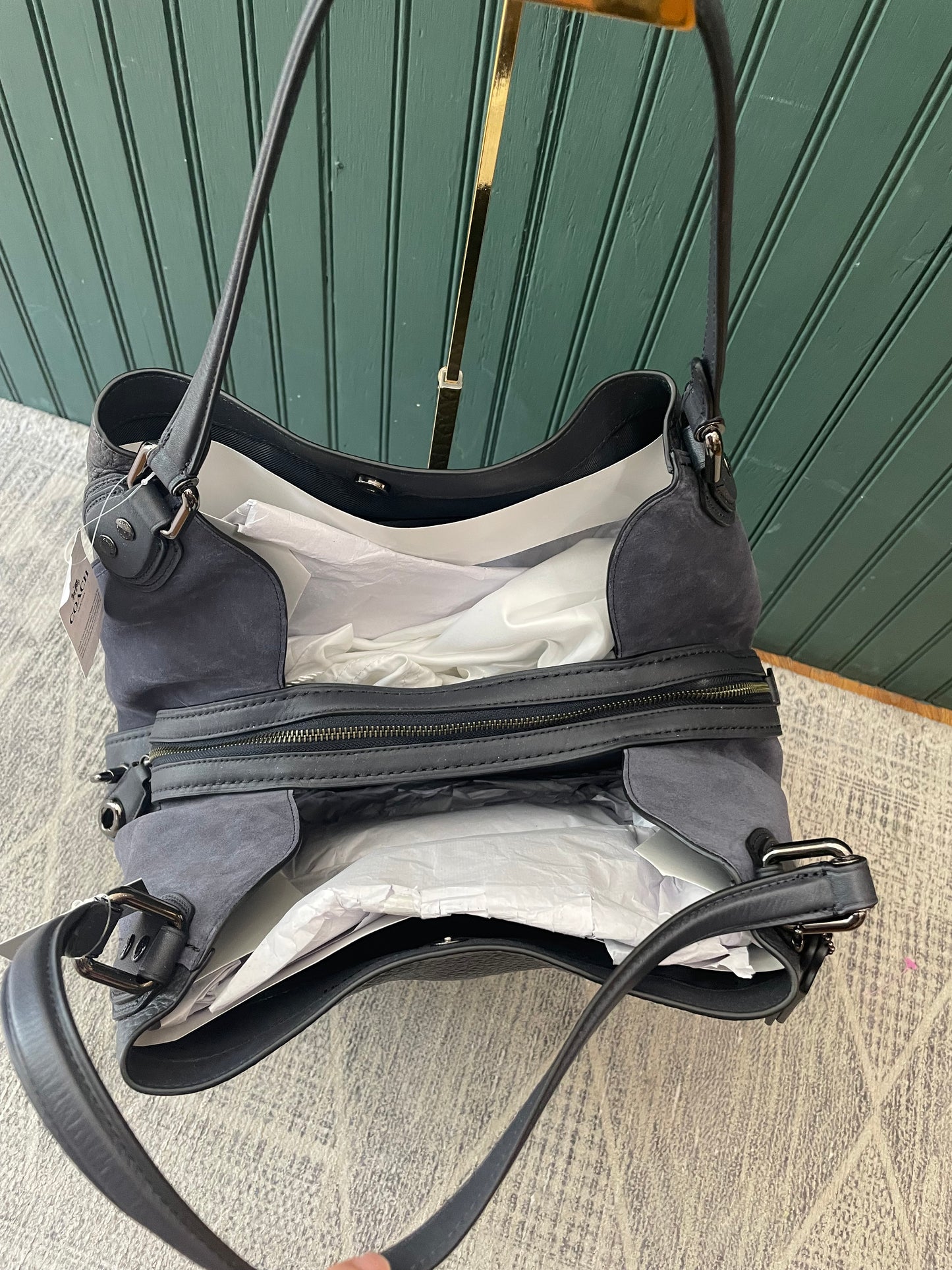 Midnight Coach Handbag NWT Edie Shoulder bag