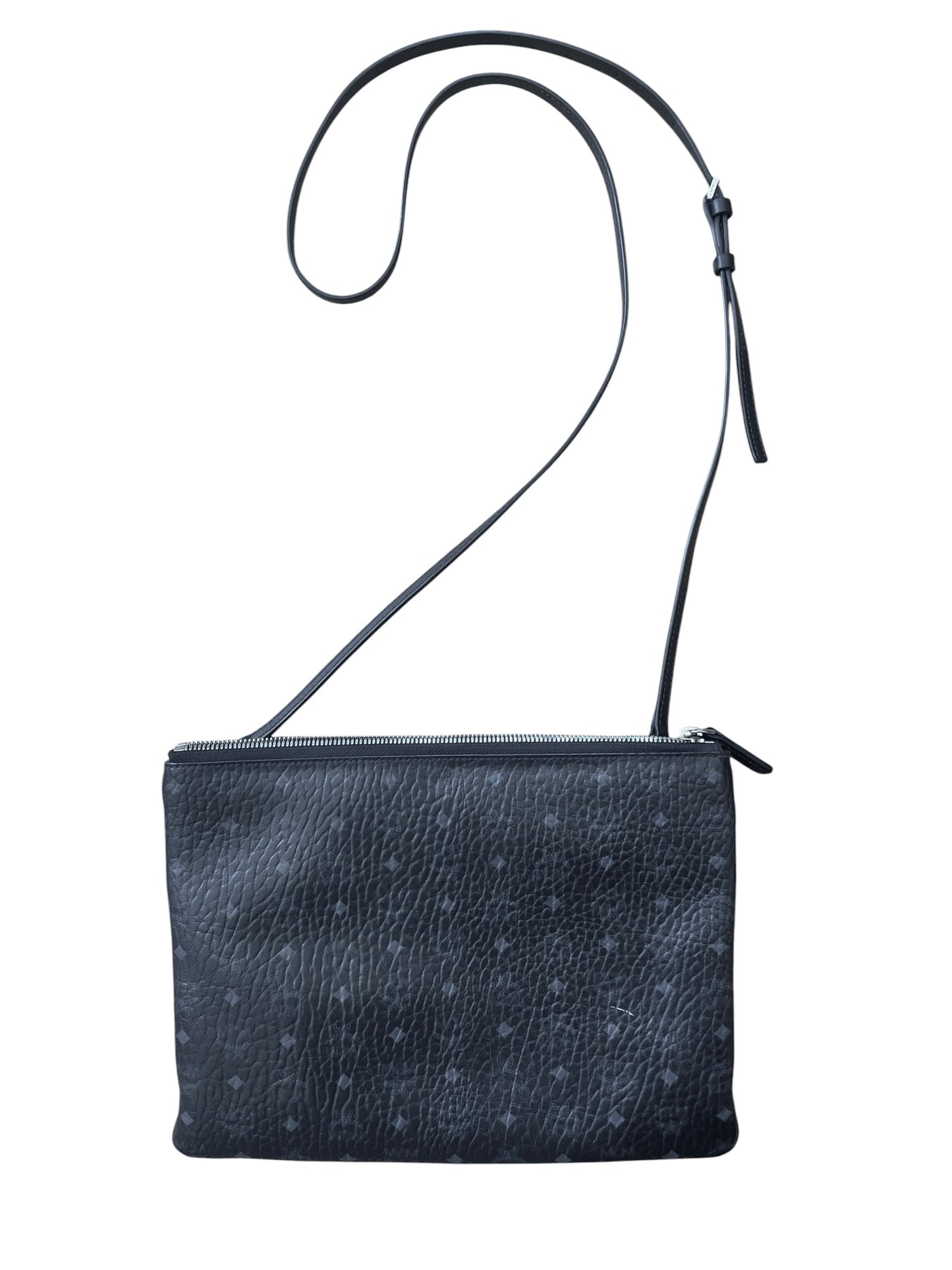 Black, Logo  MCM Handbag  "Aren" bag or Clutch MSRP $550