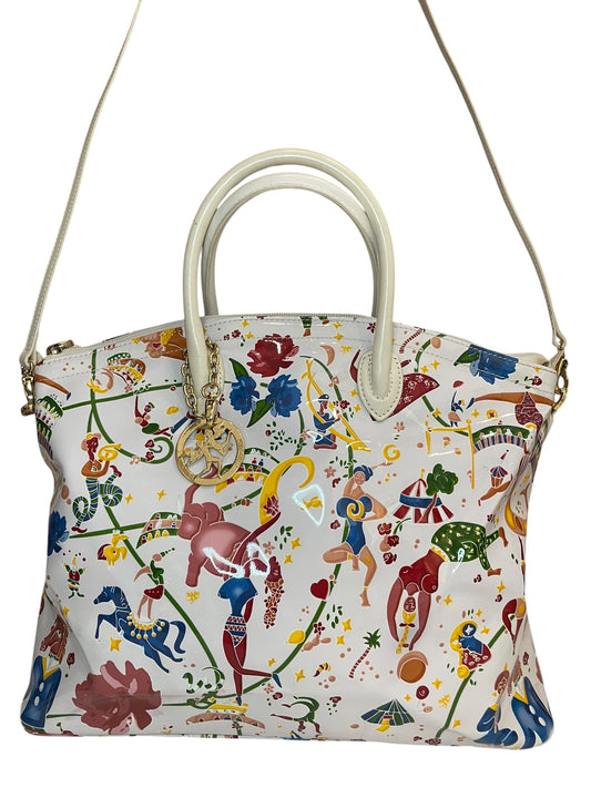 White, Circus Piero Guidi  Handbag  "Magic Circus" VGUC- small scuff on bottom