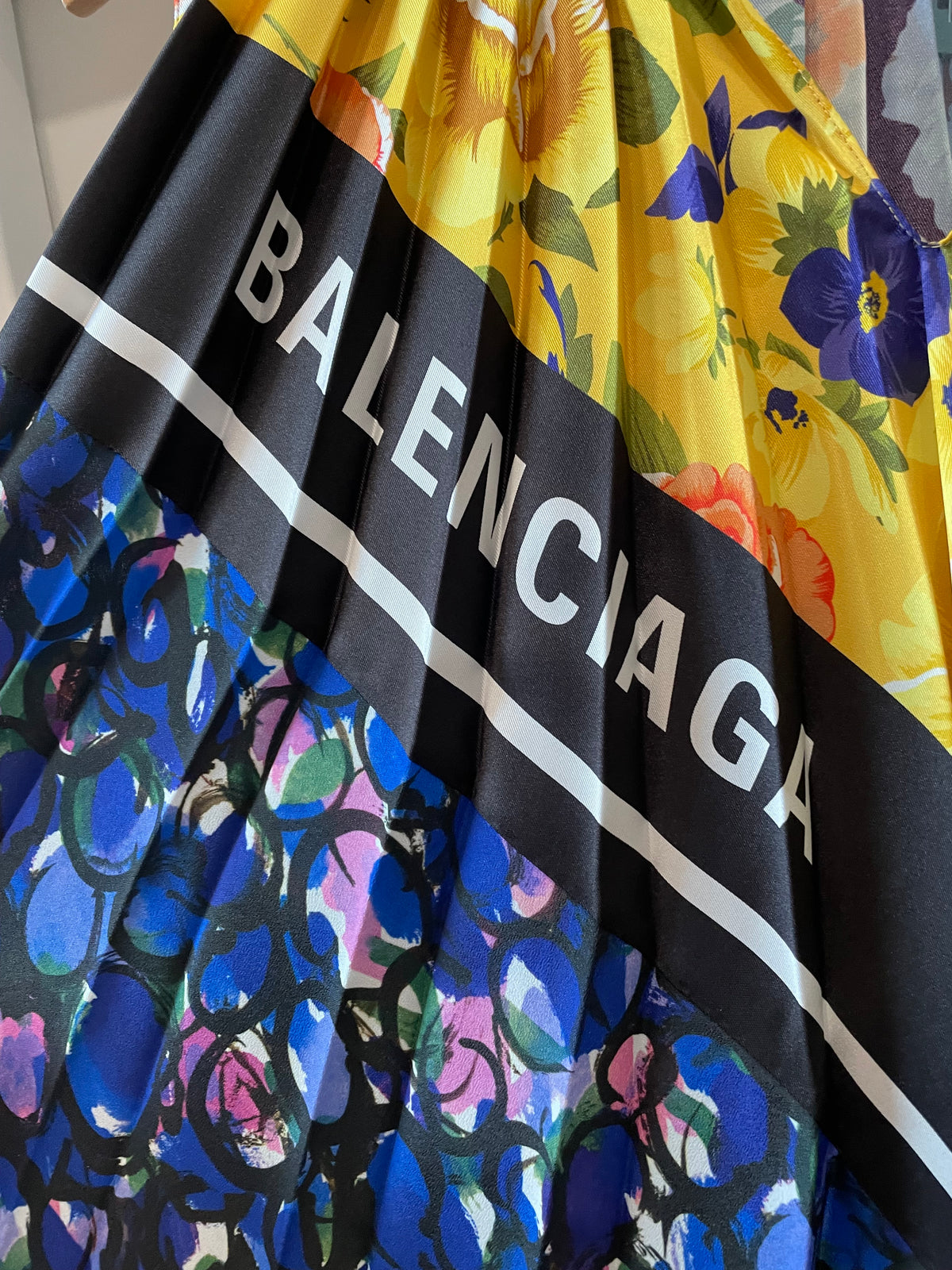 Multi Balenciaga Dress NWT Resort 2019 Foulard Collection, S