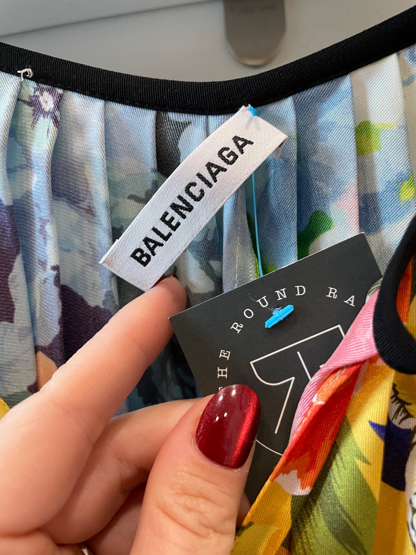 Multi Balenciaga Dress NWT Resort 2019 Foulard Collection, S