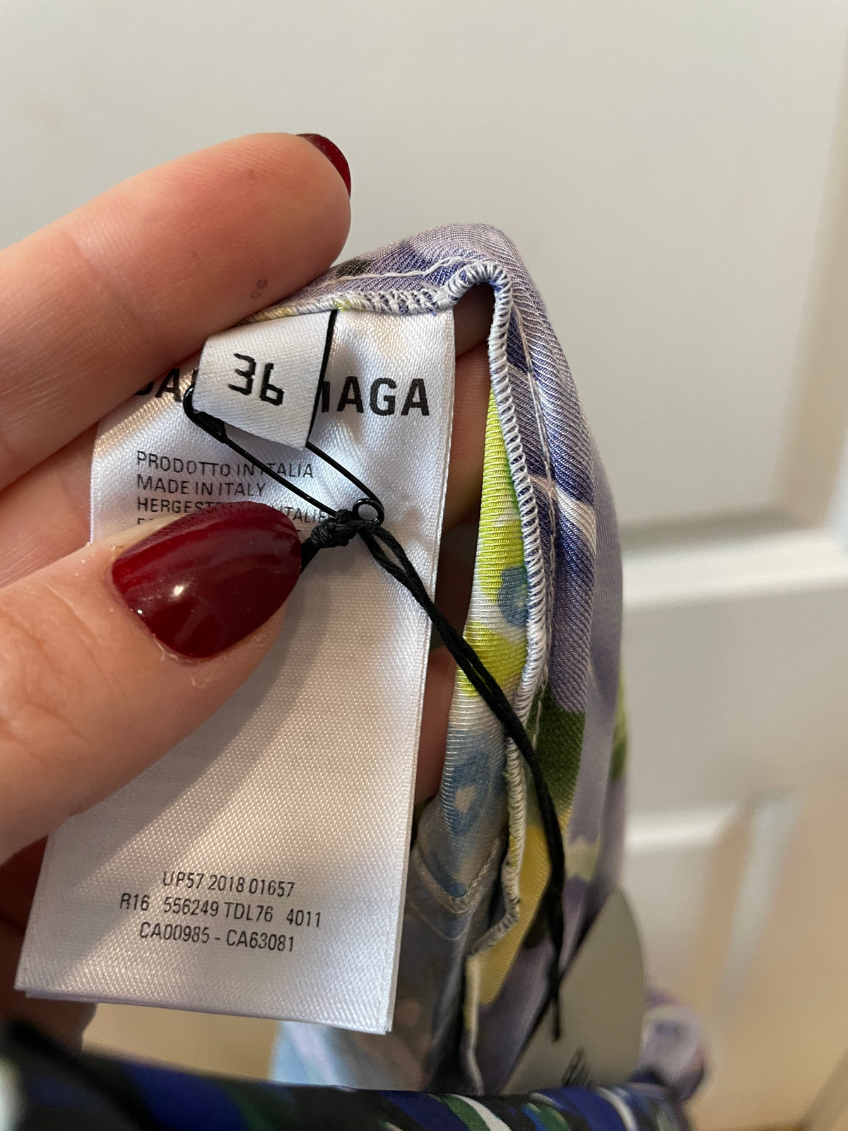Multi Balenciaga Dress NWT Resort 2019 Foulard Collection, S