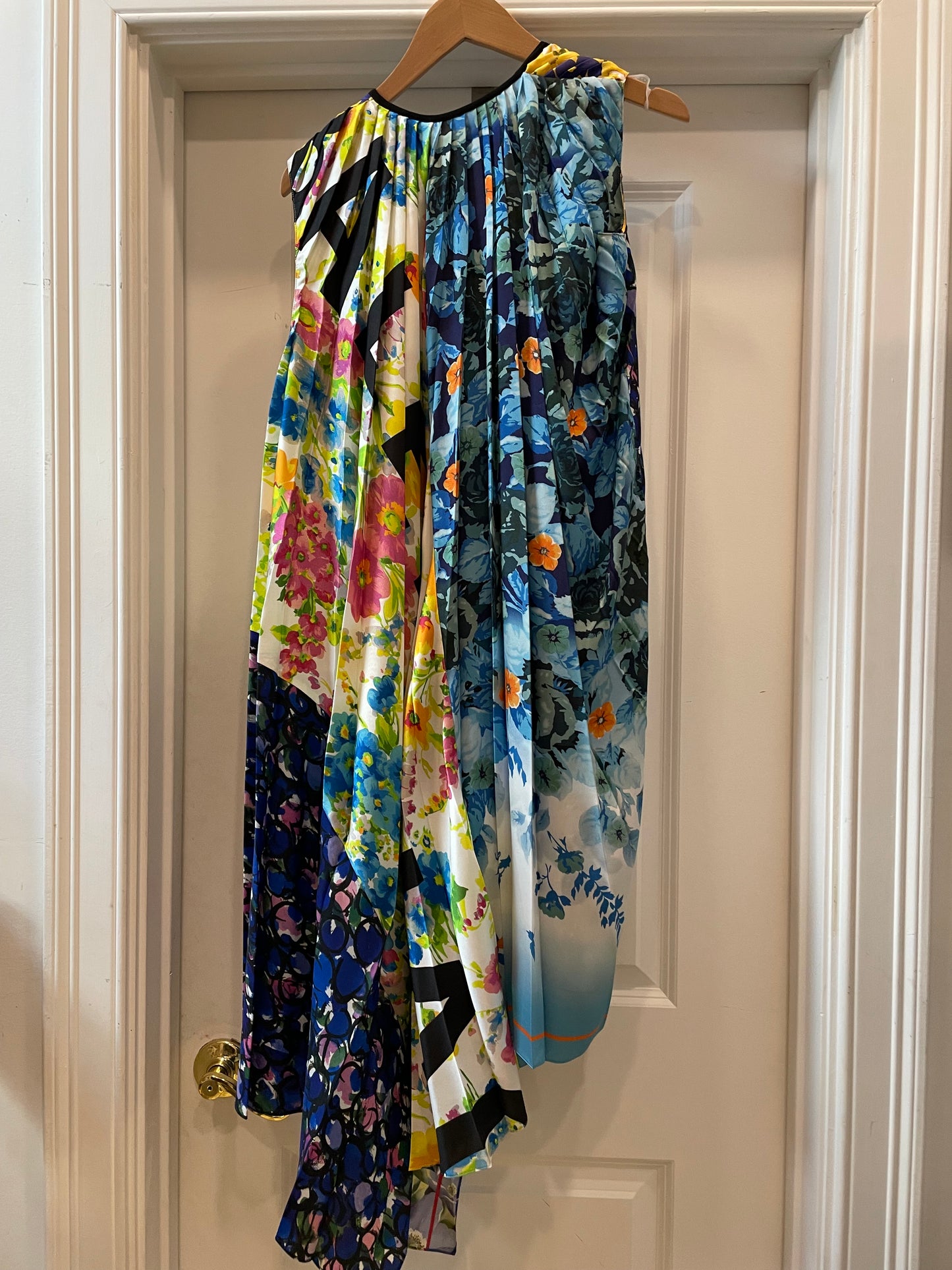 Multi Balenciaga Dress NWT Resort 2019 Foulard Collection, S