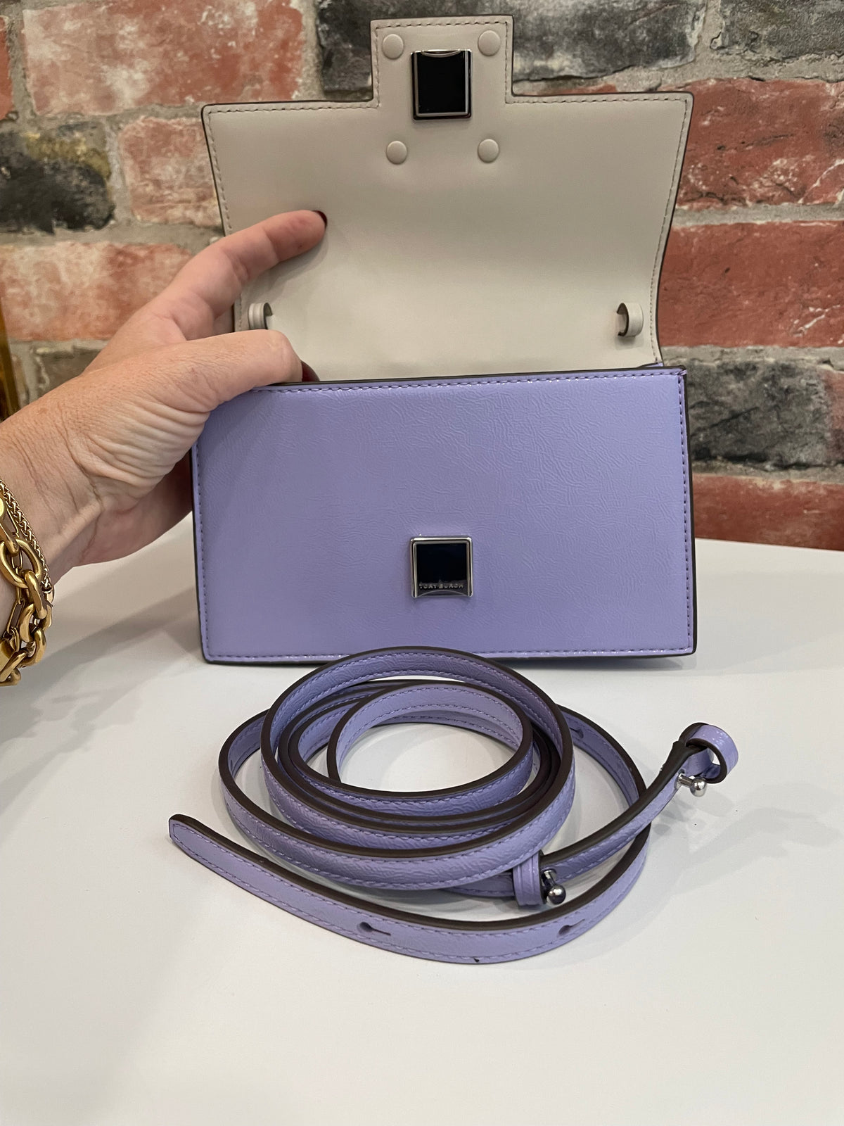 Liliac Tory Burch  Handbag Bon Bon S Top-Handle