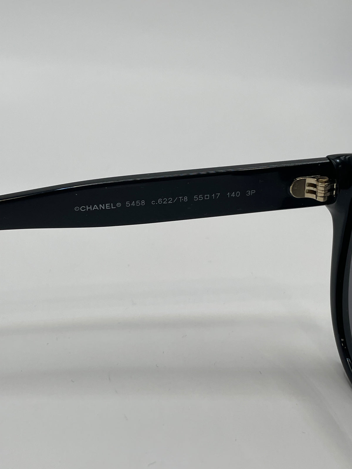Black/gold Chanel Sunglasses CH5458 WITH CASE