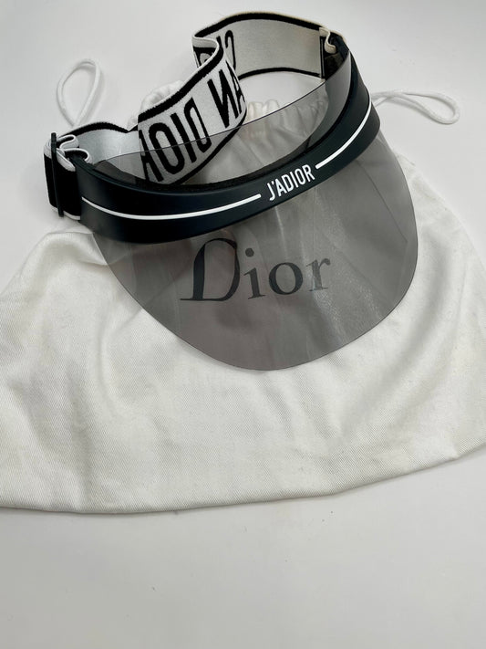 Black/White  Dior  Visor  J'Ador