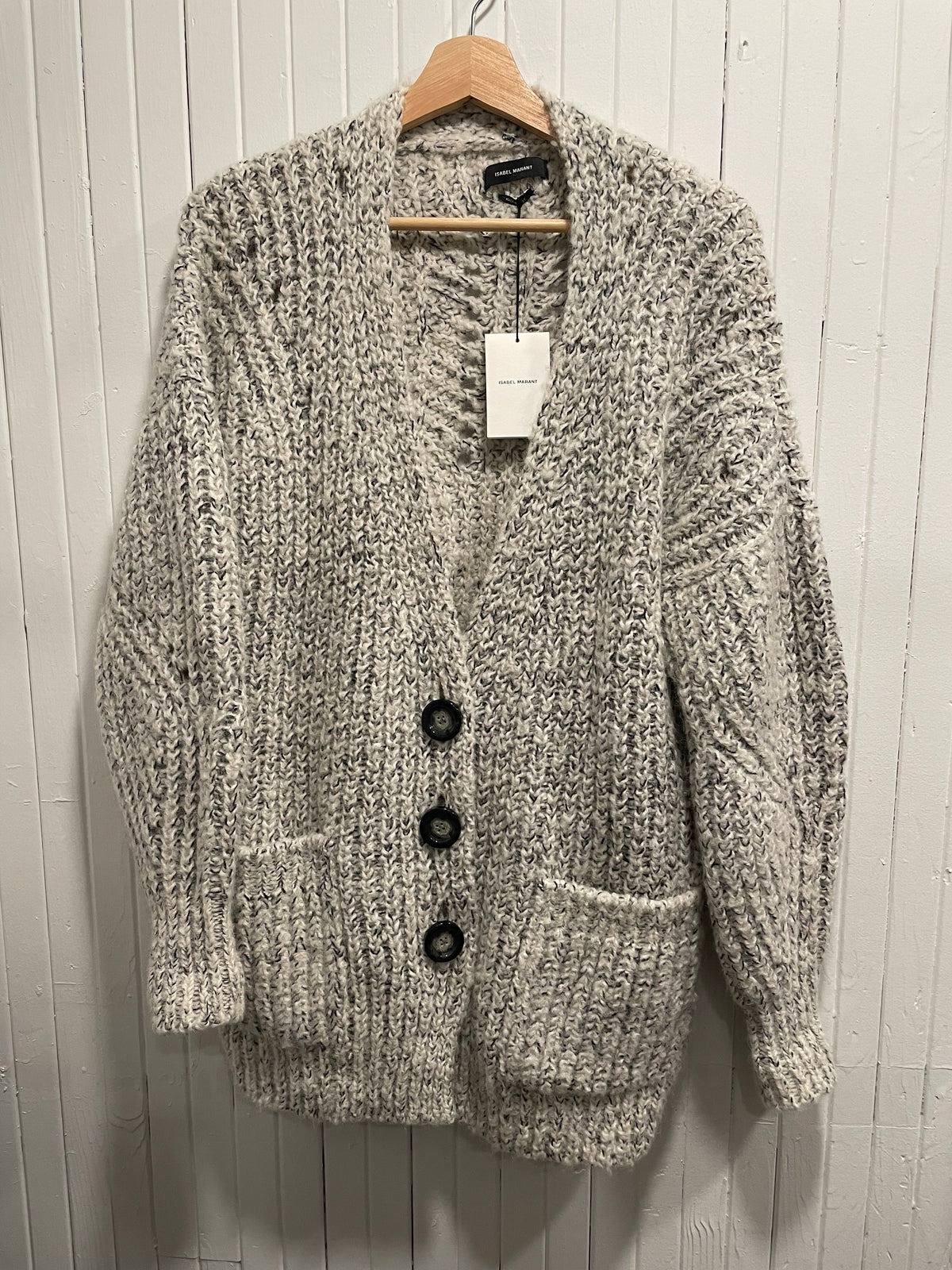 Ash, Marble Isabel Marant Cardigan NWT, "Favian", S