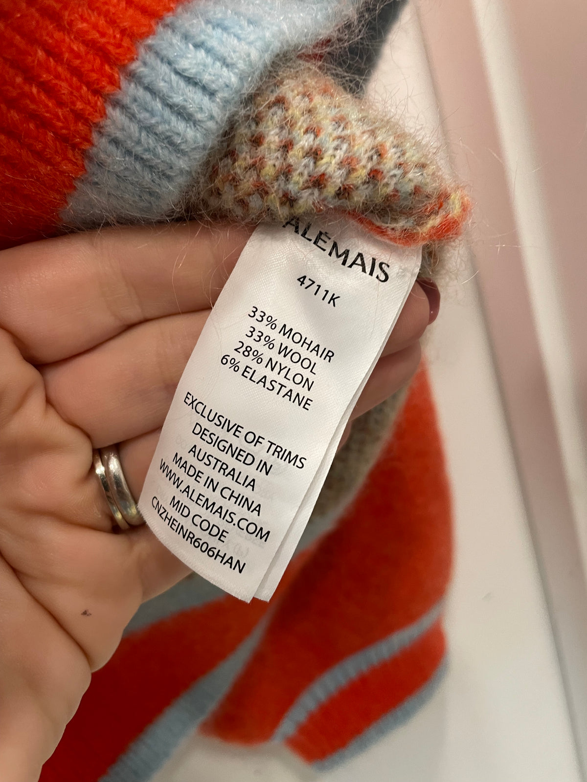 Orange, Shell  ALÉMAIS Sweater Sea Star Shell - excellent condition, S