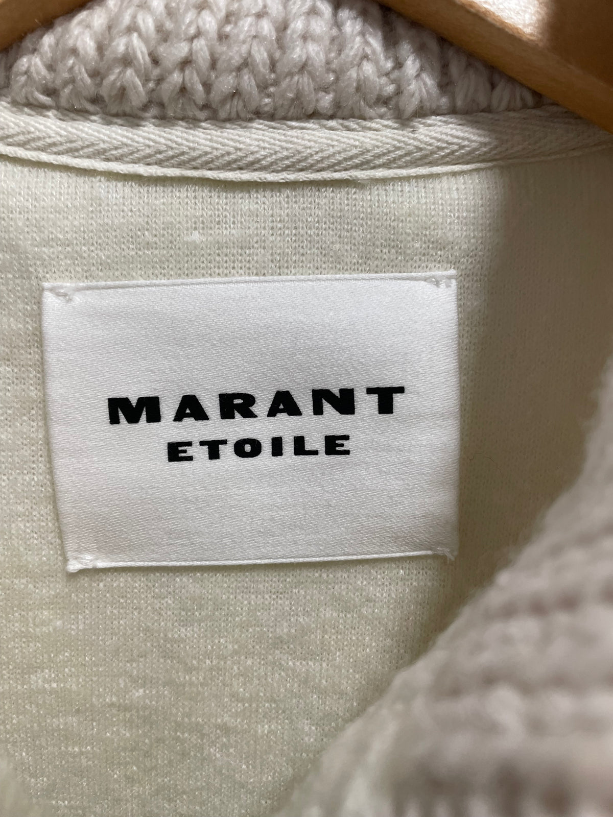 White Isabel Marant Etoile Sweater Marner Fleece- VGUC, 36/s