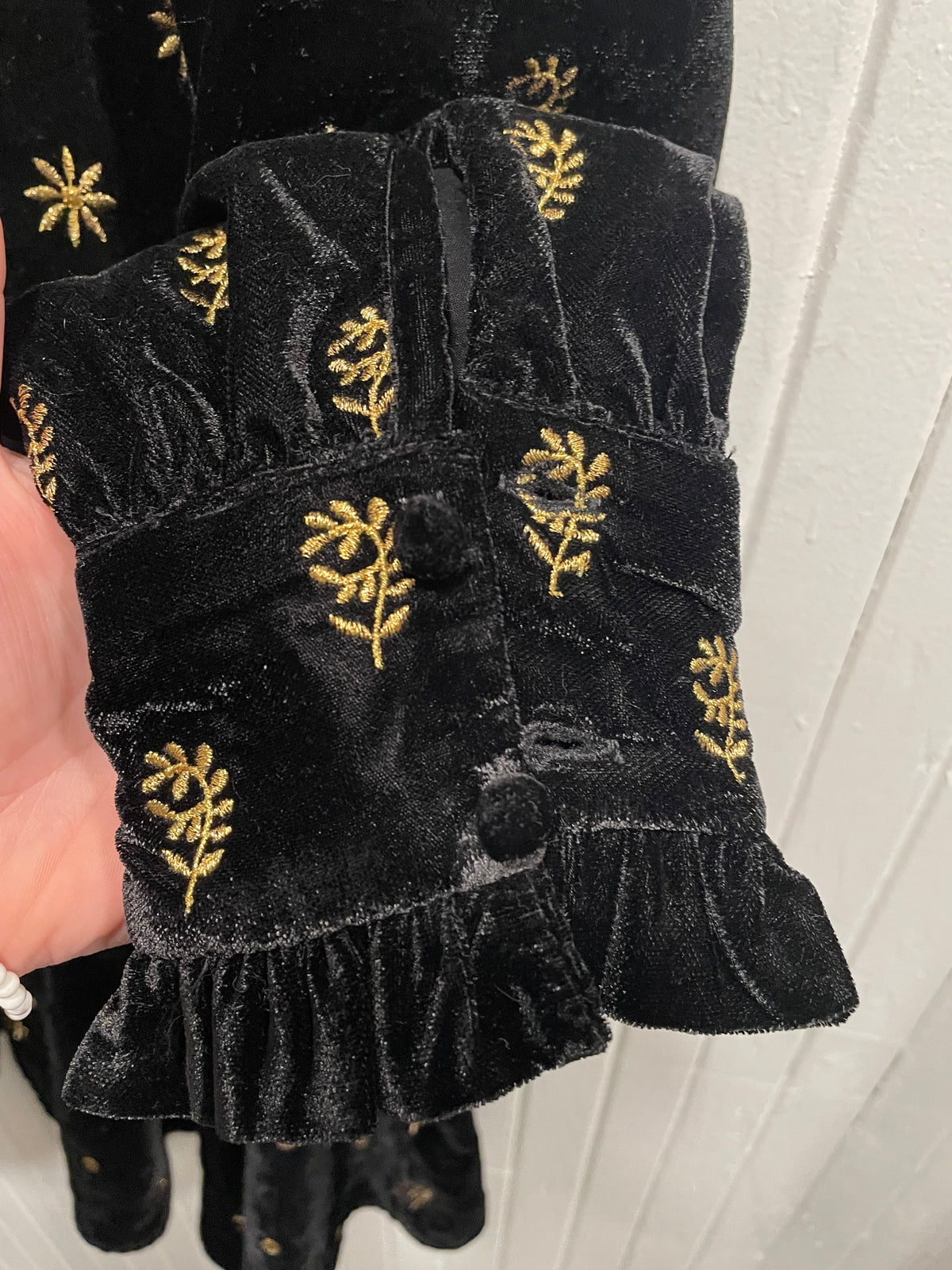 Black/Gold Sézane Dress , 42