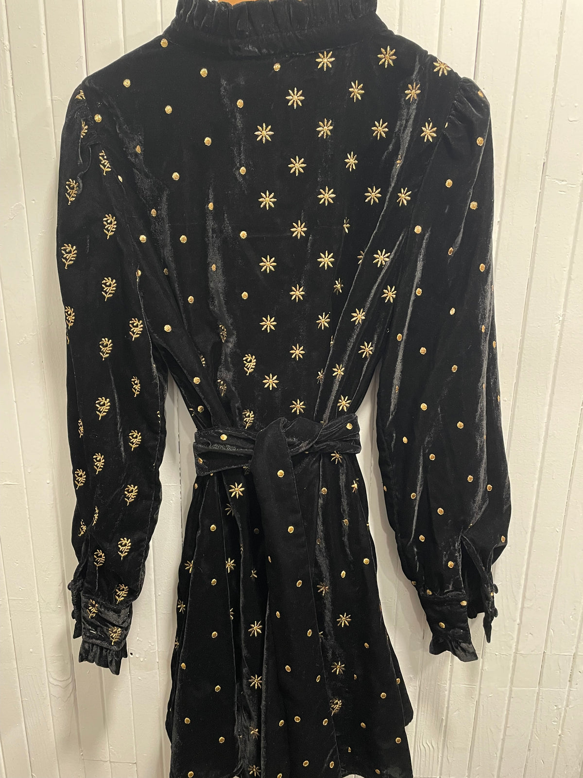 Black/Gold Sézane Dress , 42