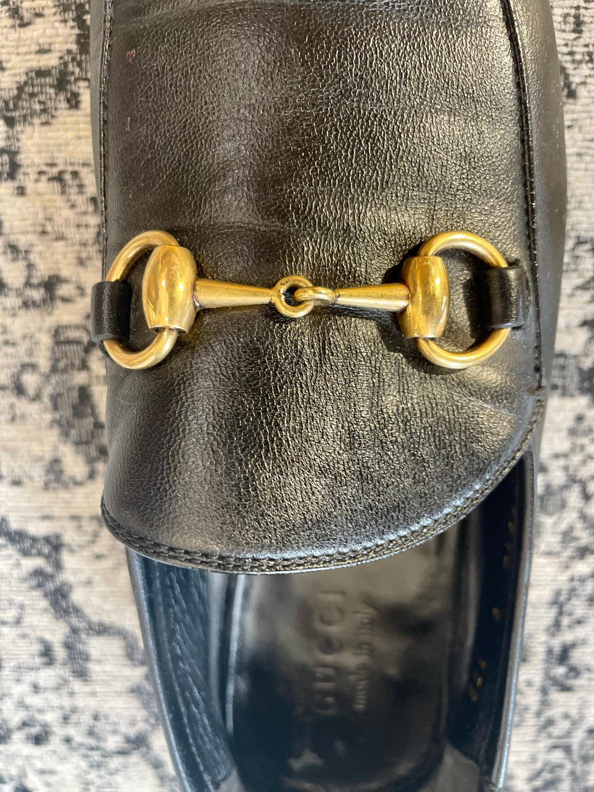 Black  Gucci  Loafers Men’s- WITH BOX AND BAG, 8
