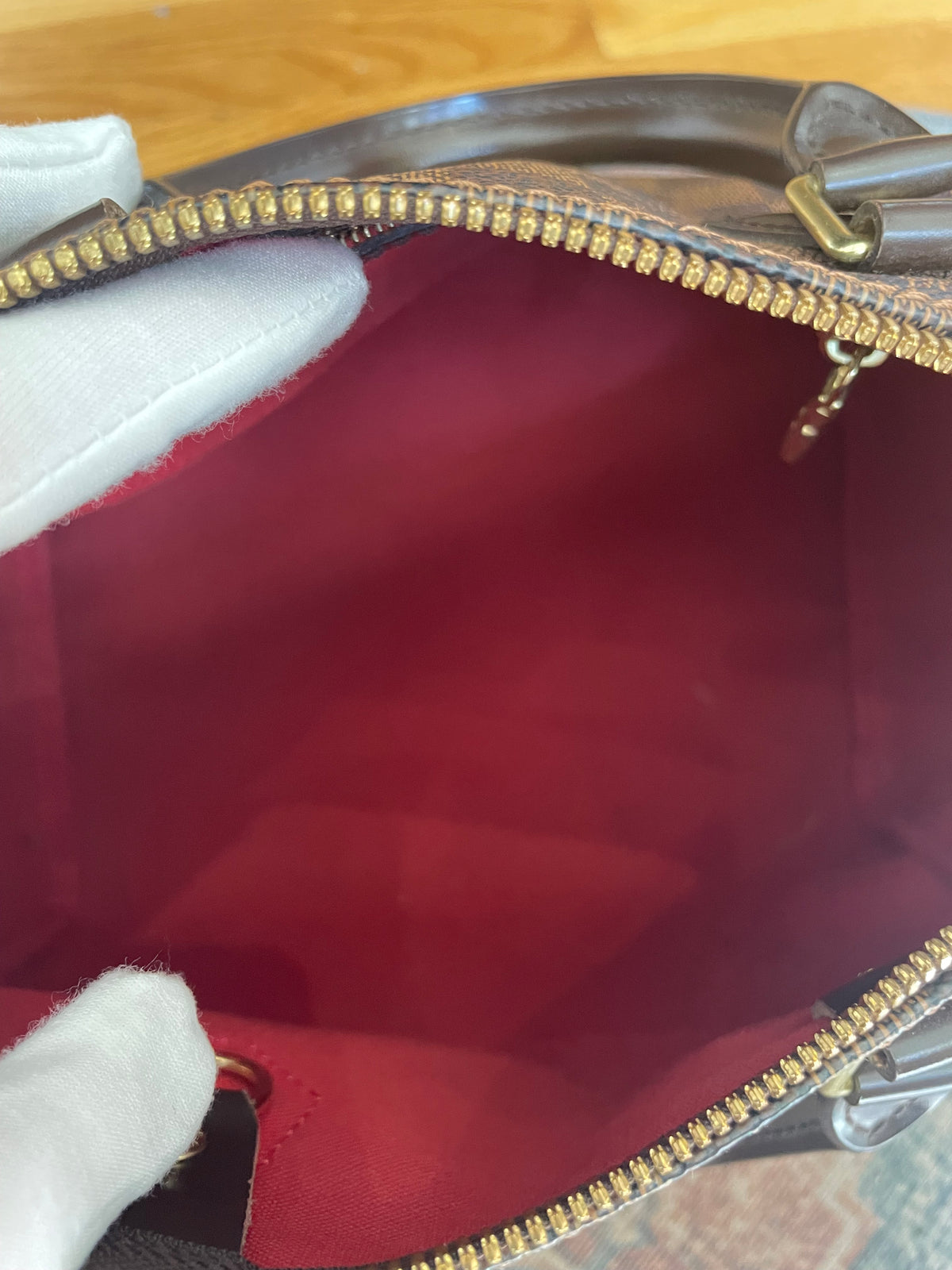 Brown Damier Louis Vuitton  Handbag Speedy Bandouliere 25 C.2016- BOX, Bag, paperwork etc.  VG/EXCELLENT CONDITION  

, 25