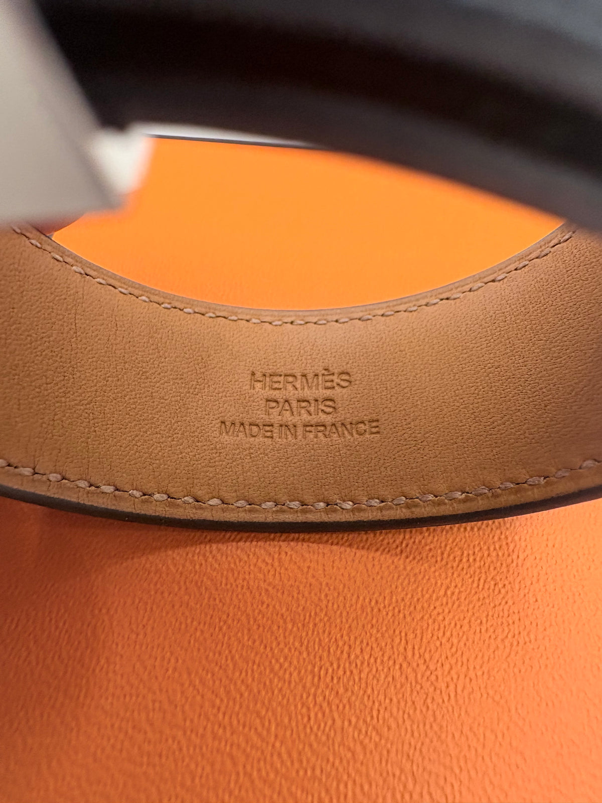 Black  Hermes Bracelet 2015 Collier De Chien 24, T1 Epsom box and bag