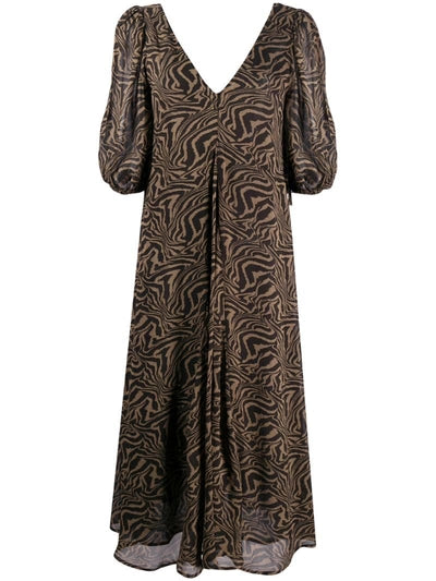 Black/Green Ganni Dress , L