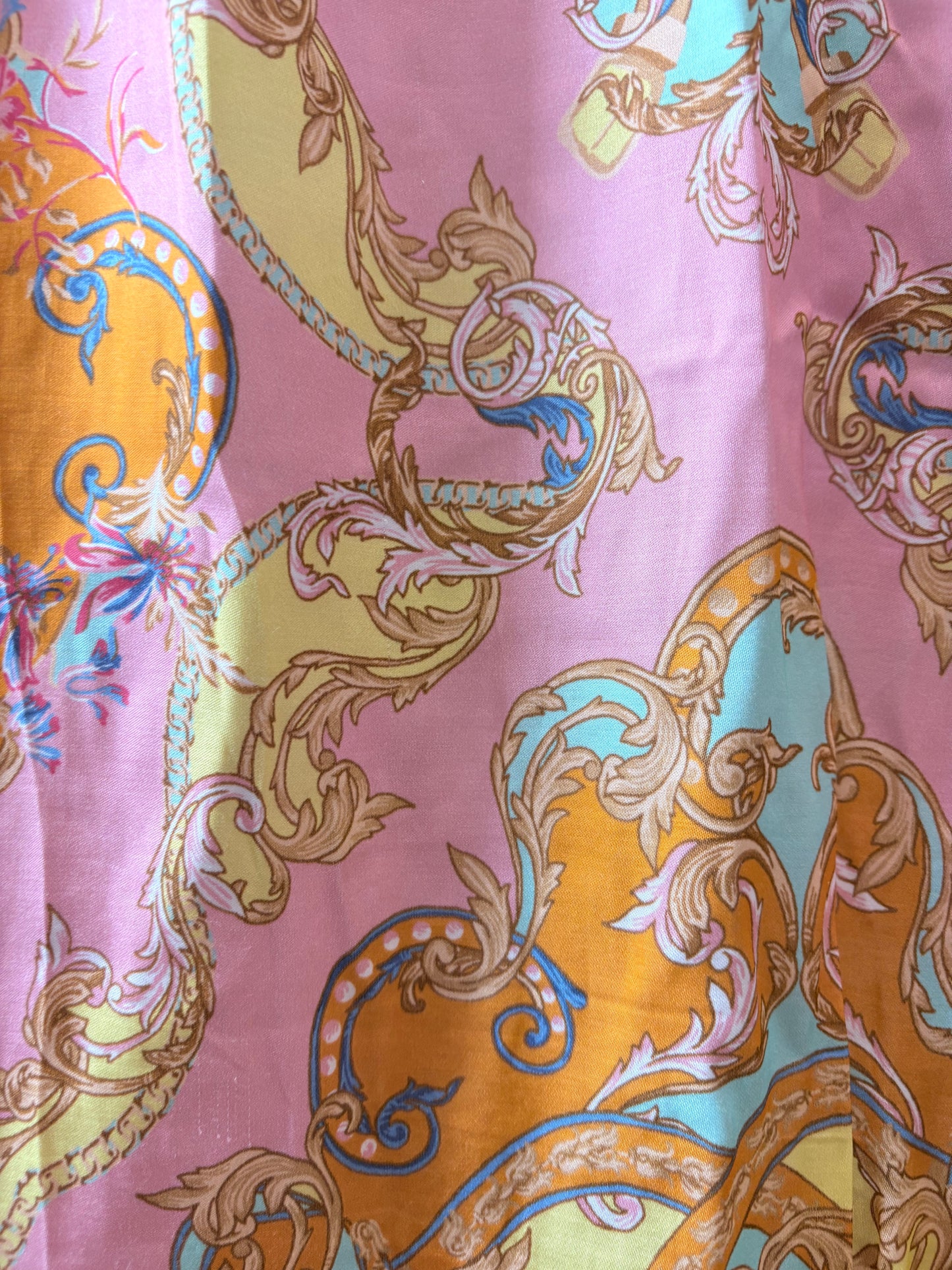 Orange/pink/yellow Hale Bob Dress Garland Bluson dress, M