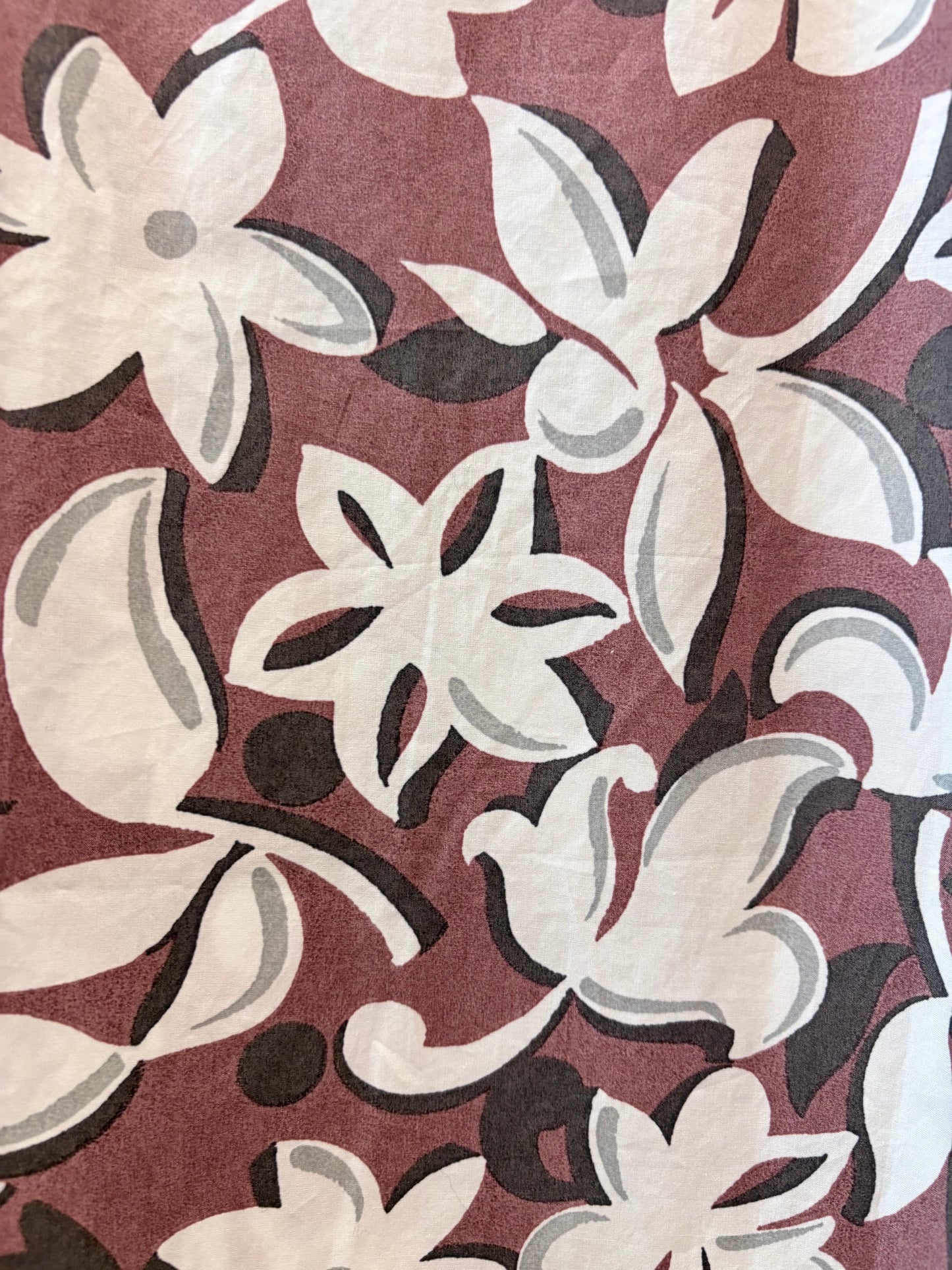 Brown, Ivory Floral  Faithfull the Brand Dress Maxi , S