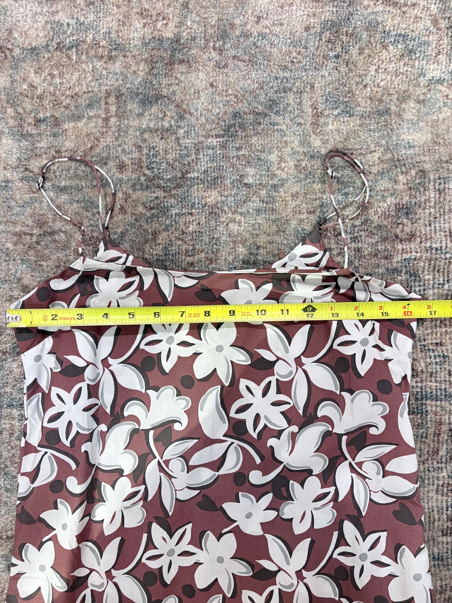 Brown, Ivory Floral  Faithfull the Brand Dress Maxi , S